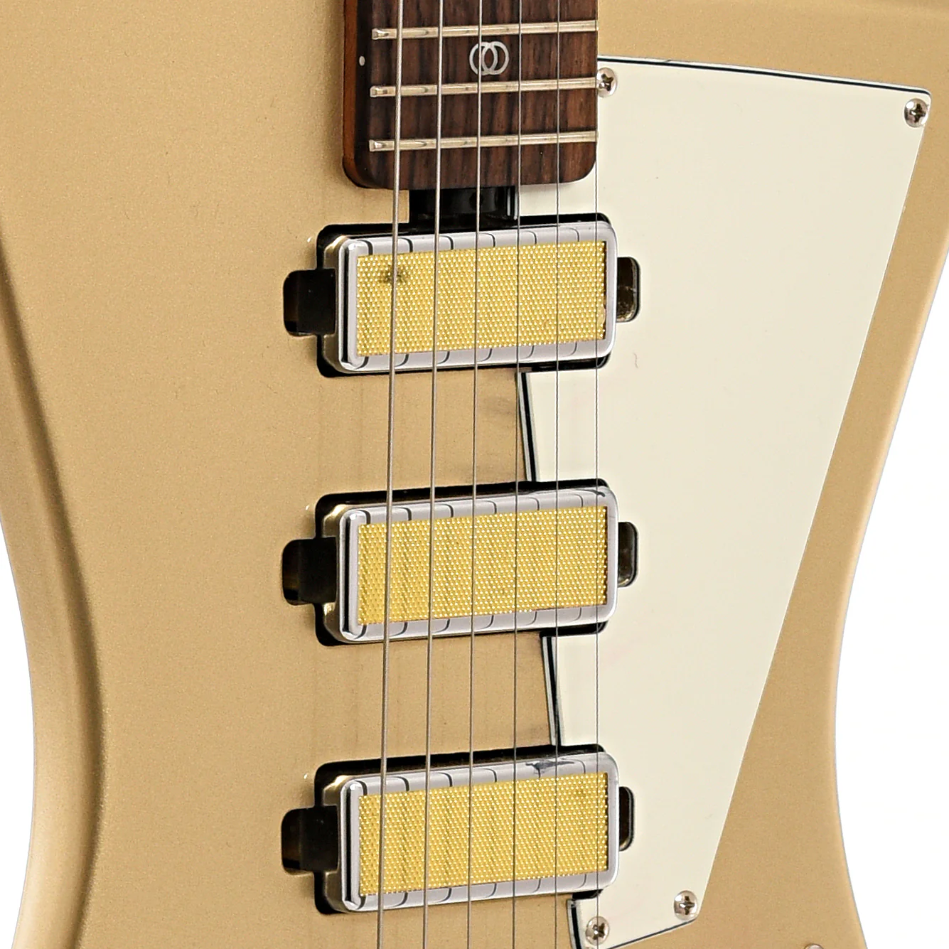 Sterling by Music Man St. Vincent Goldie Electric Guitar, Cashmere - Image 7