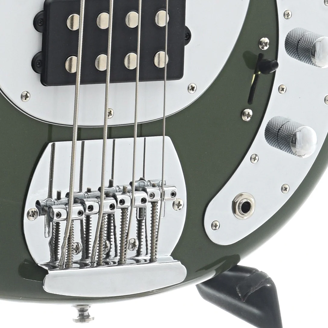 Sterling by Music Man StingRay Ray4HH Bass, Olive - Image 3