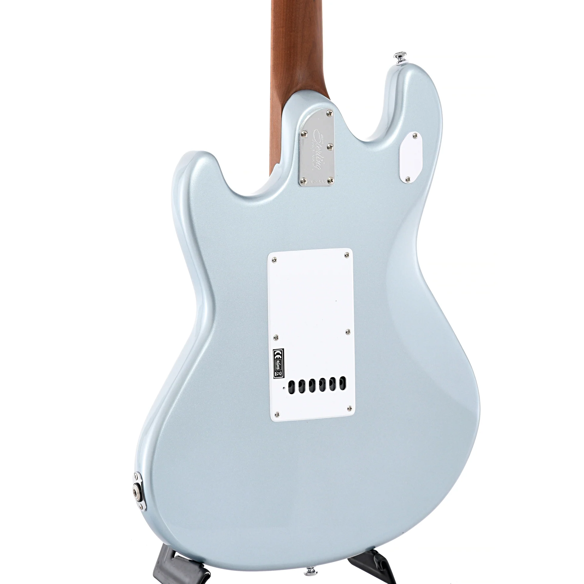 Sterling by Music Man StingRay SR50 Electric Guitar, Firemist Silver - Image 10
