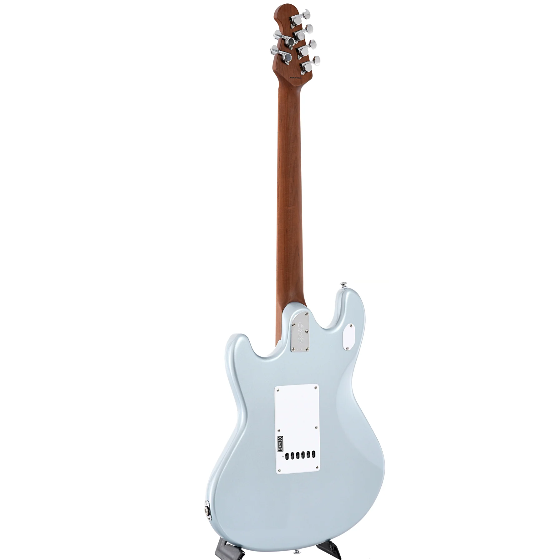 Sterling by Music Man StingRay SR50 Electric Guitar, Firemist Silver - Image 12