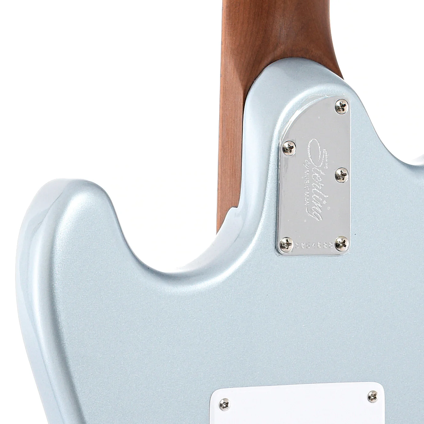 Sterling by Music Man StingRay SR50 Electric Guitar, Firemist Silver - Image 9