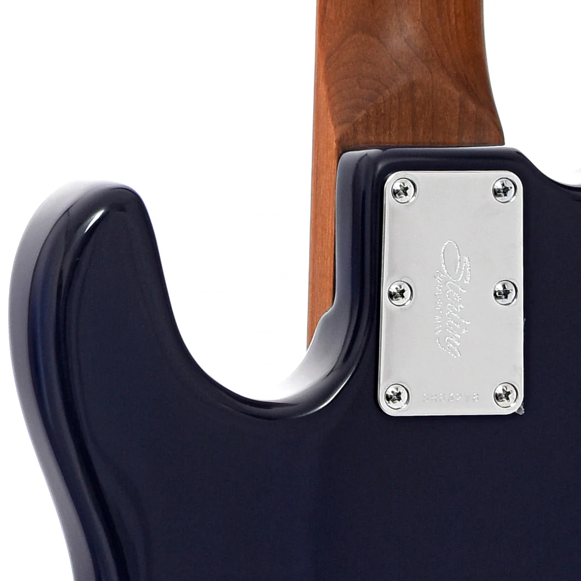 Sterling by Music Man StingRay34 Flamed Maple Electric Bass, Neptune Blue - Image 10