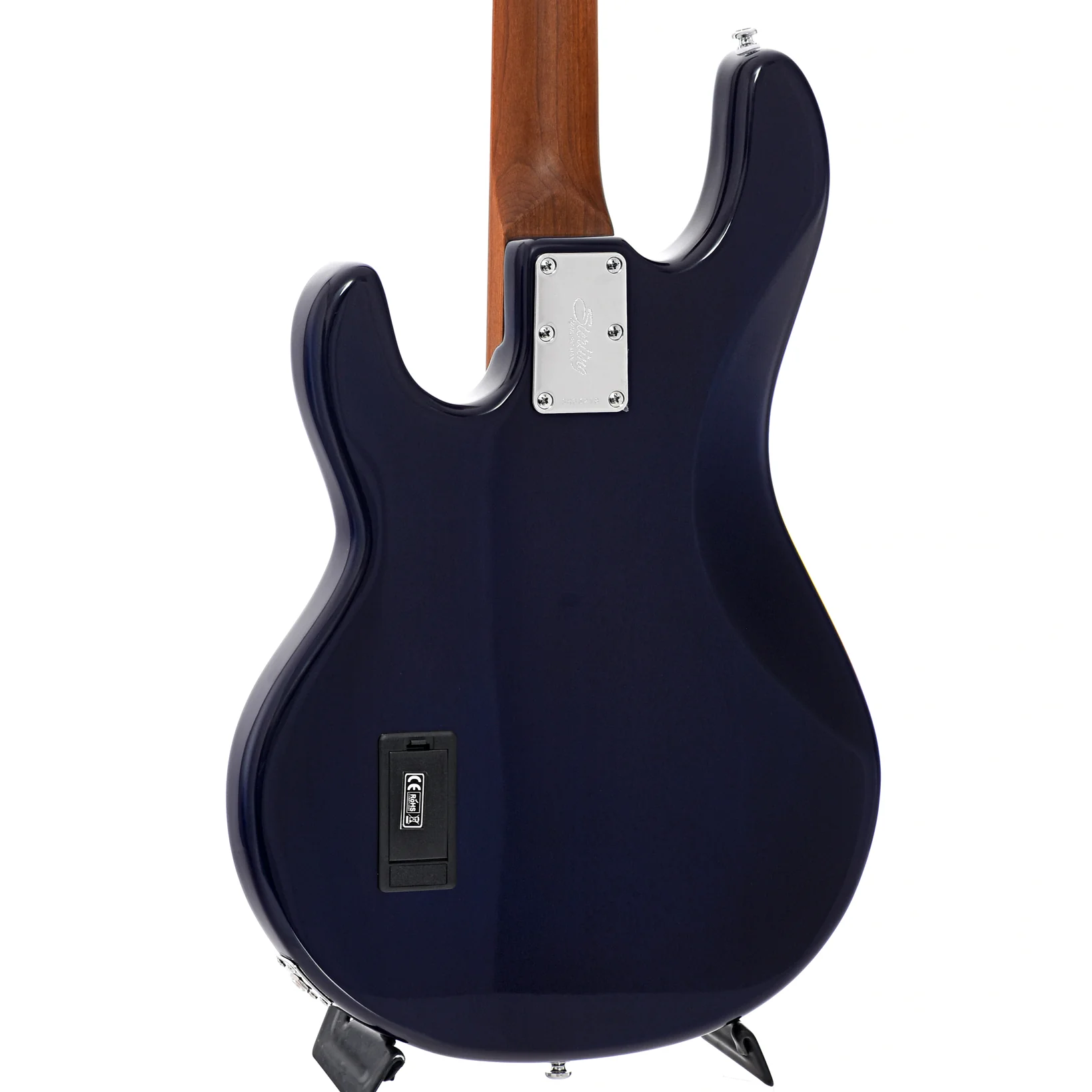 Sterling by Music Man StingRay34 Flamed Maple Electric Bass, Neptune Blue - Image 11