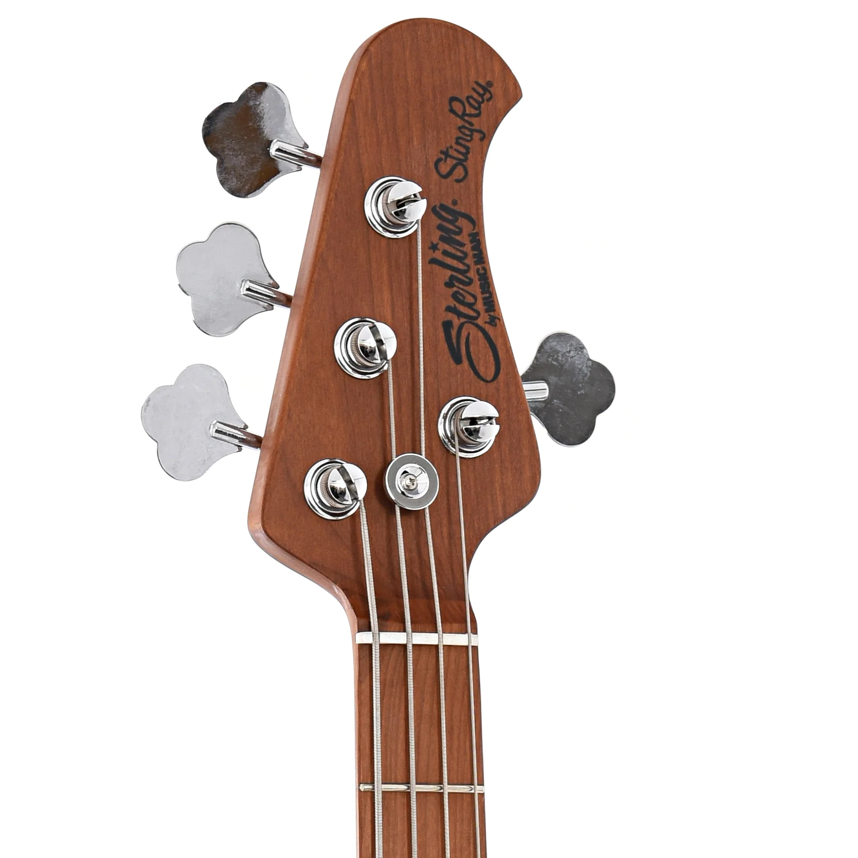 Sterling by Music Man StingRay34 Flamed Maple Electric Bass, Neptune Blue - Image 8