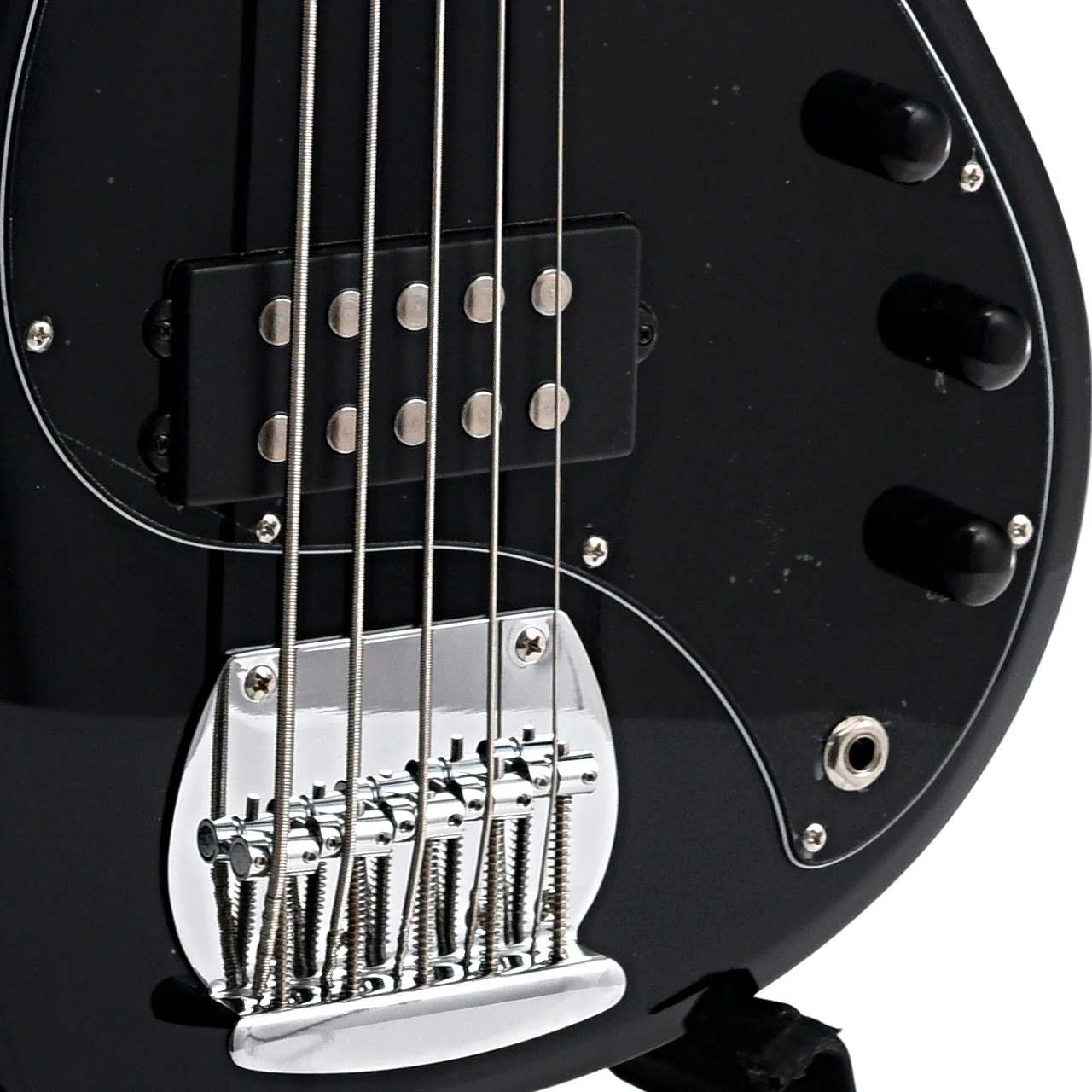 Sterling by Music Man Stingray Ray5 5-String Bass, Black Finish - Image 3