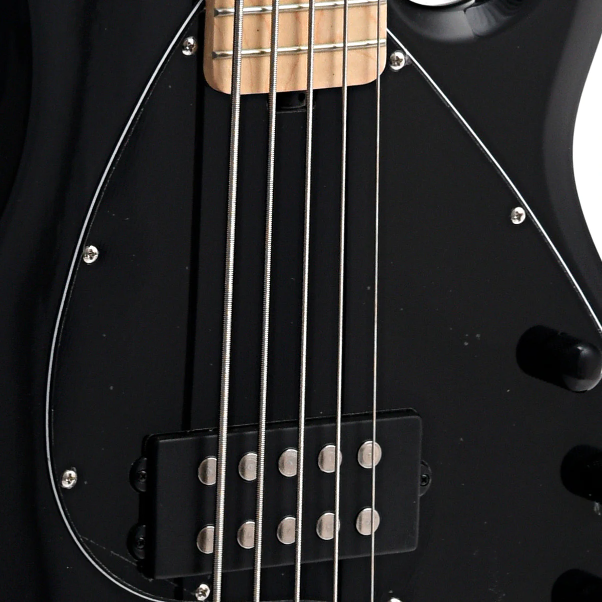 Sterling by Music Man Stingray Ray5 5-String Bass, Black Finish - Image 4