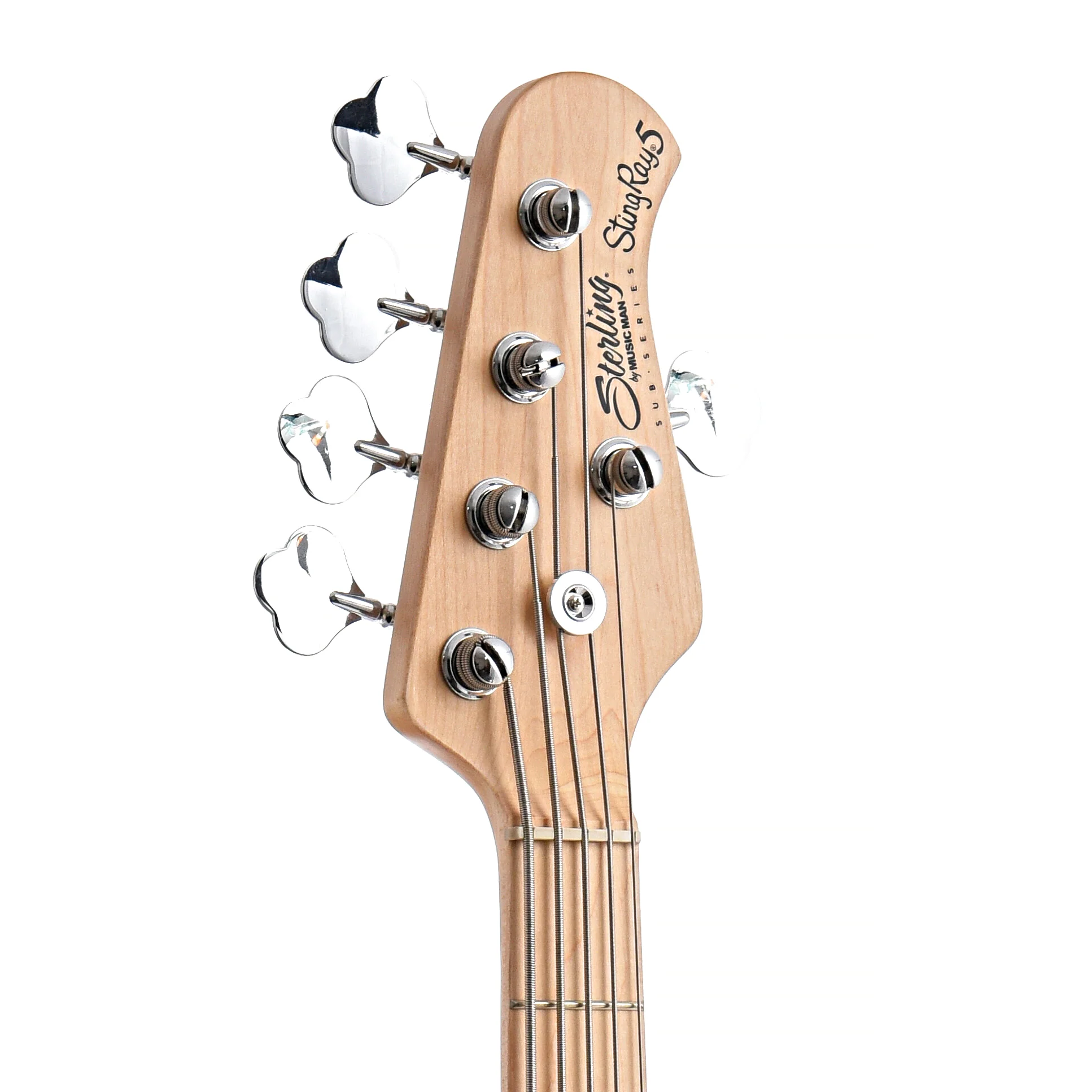 Sterling by Music Man Stingray Ray5 5-String Bass, Black Finish - Image 6