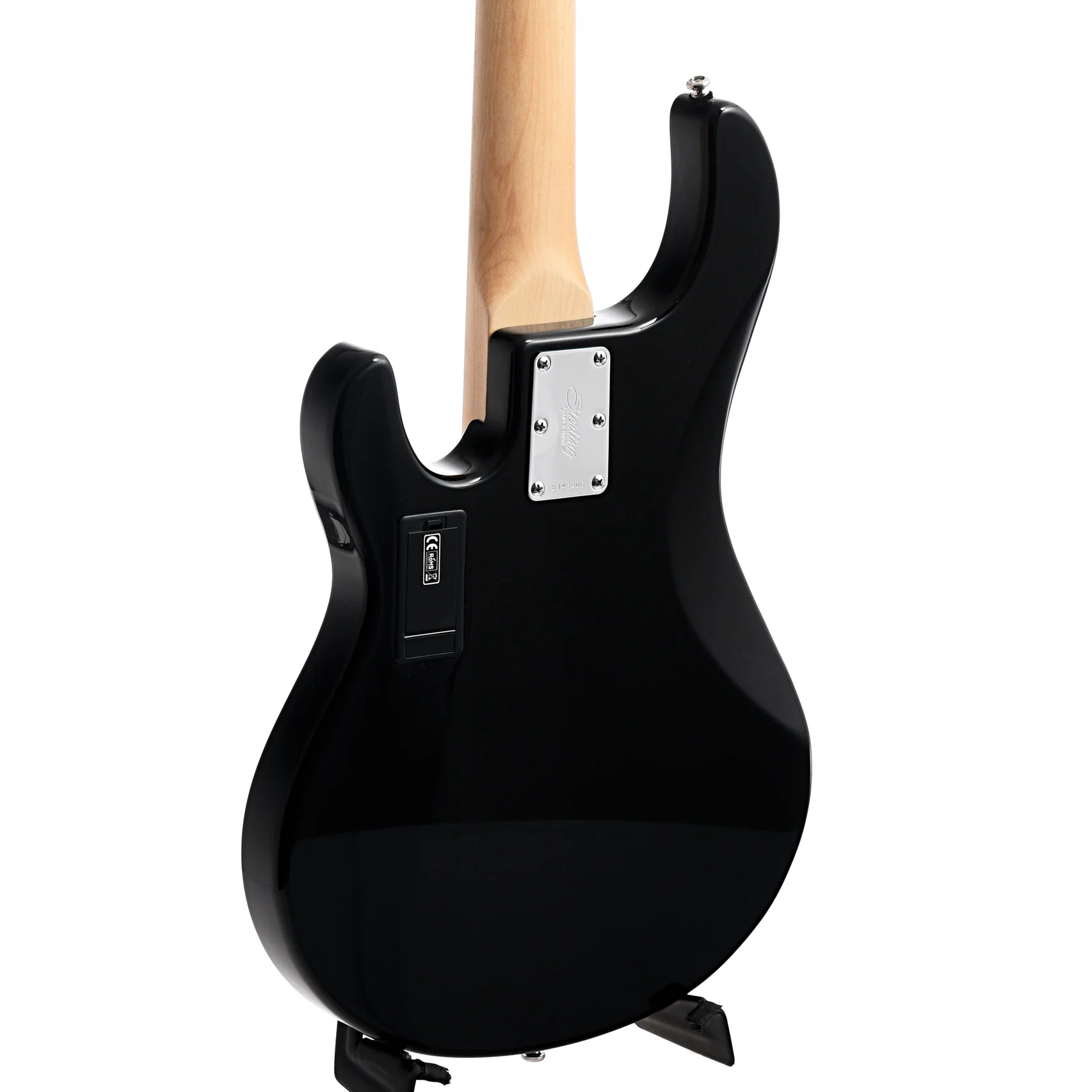 Sterling by Music Man Stingray Ray5 5-String Bass, Black Finish - Image 9