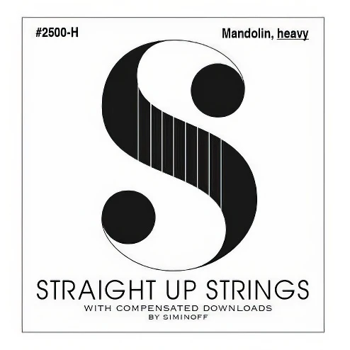 Straight Up 2500-H Phosphor Bronze Heavy Gauge Mandolin Strings by Siminoff - Image 2