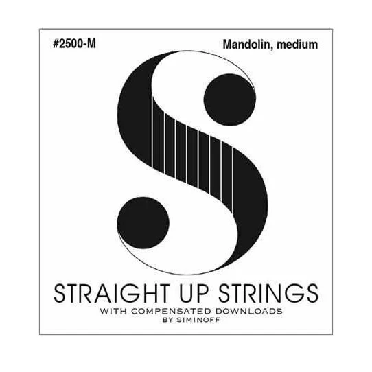 Straight Up S2500-M Phosphor Bronze Medium Gauge Mandolin Strings by Siminoff - Image 2