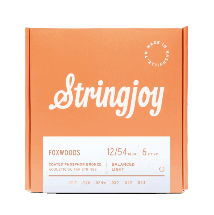 Stringjoy Foxwoods Enamel Coated Phosphor Bronze Balanced Light Gauge Acoustic Guitar Strings - Image 2
