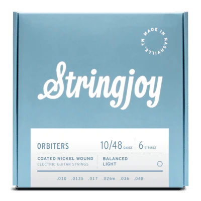 Stringjoy Orbiters Coated Balanced Light Guage Electric Guitar Strings - Image 2