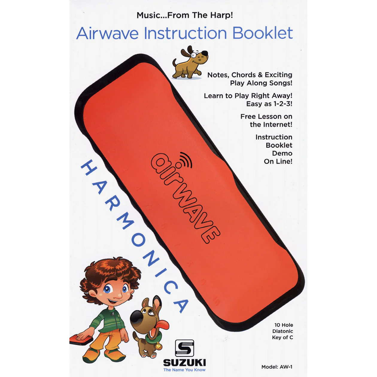 Suzuki AW-1 Air Wave Harmonica for Kids - Image 4