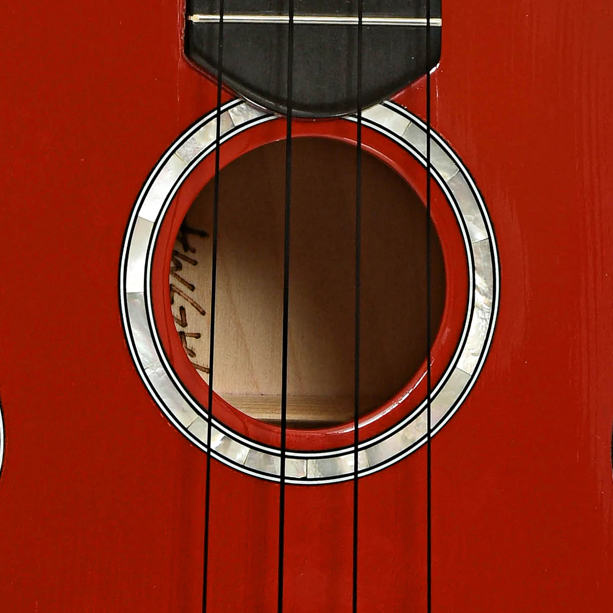 Talsma Super Concert Custom Hibiscus Ukulele (2008) - Image 6