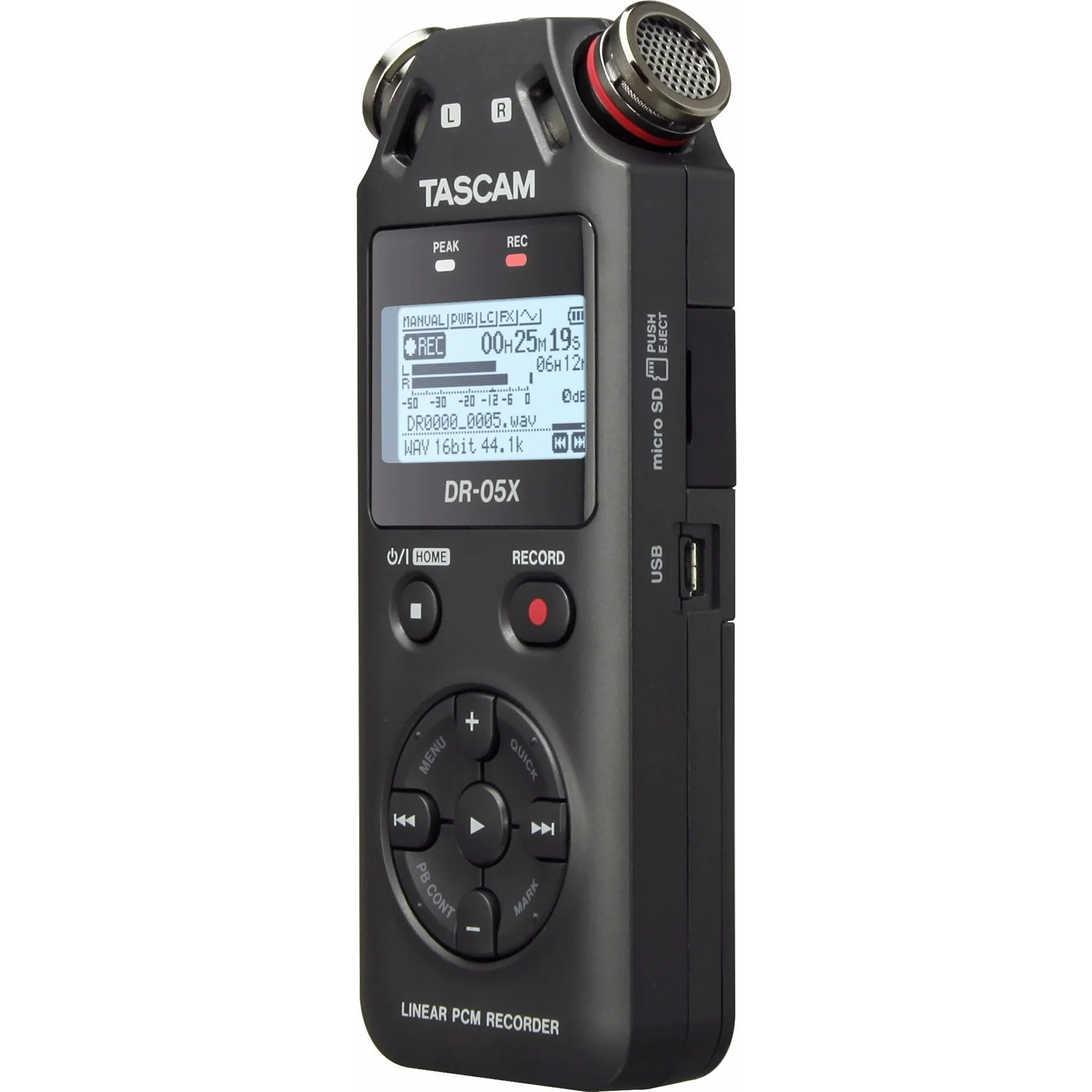 Tascam DR-05X Stereo Handheld Digital Audio Recorder & USB Audio Interface - Image 2