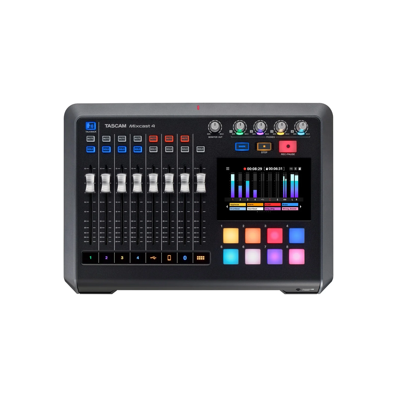 Tascam Mixcast 4 Podcast Station / Recorder / USB Audio Interface - Image 2