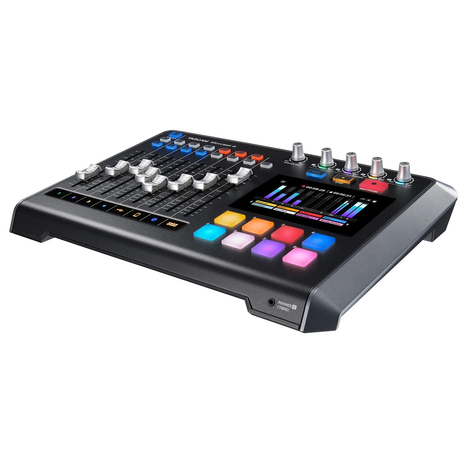 Tascam Mixcast 4 Podcast Station / Recorder / USB Audio Interface - Image 8
