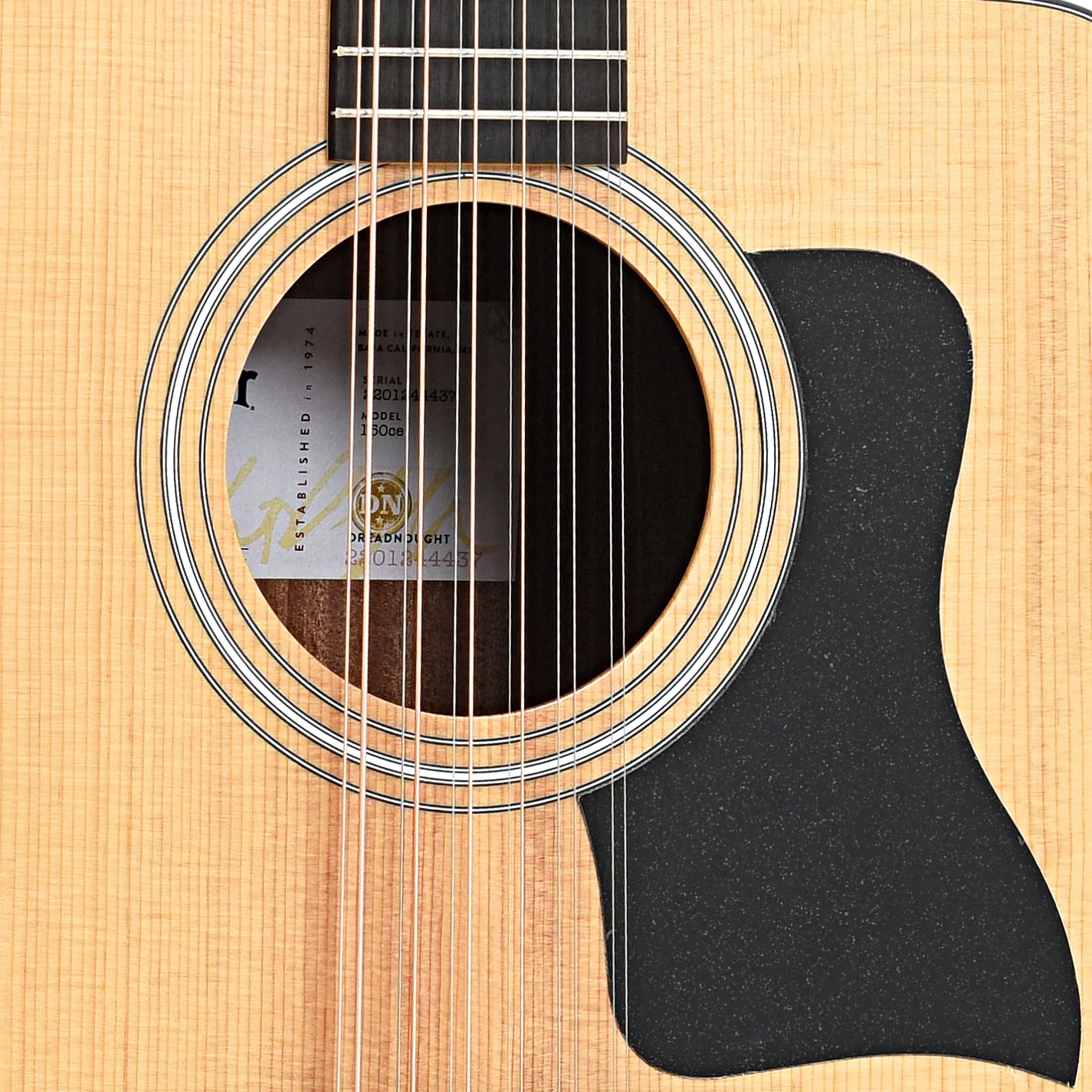 Taylor 150ce 12-String Acoustic-Electric Guitar & Gigbag - Image 6