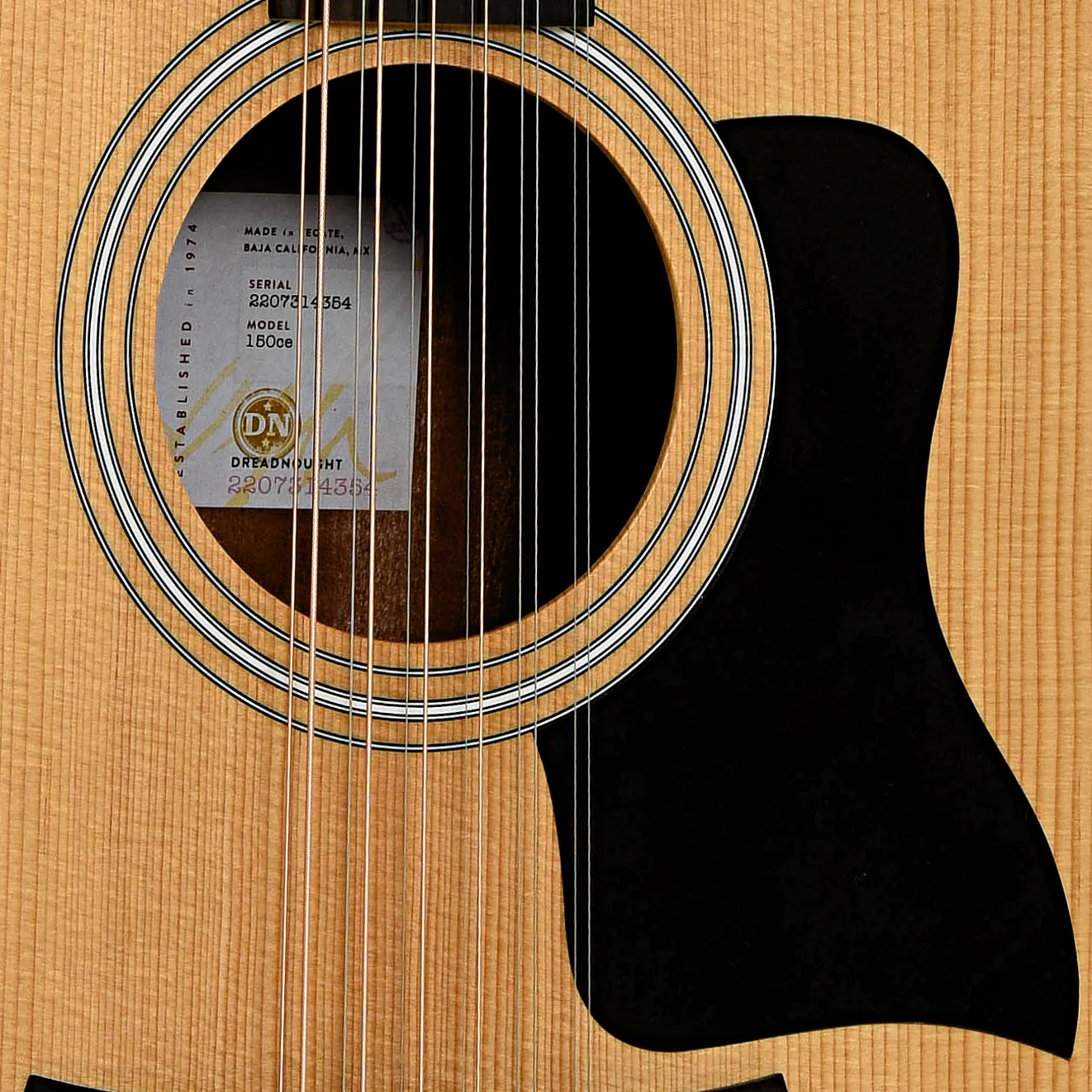 Taylor 150ce 12-String Acoustic-Electric Guitar (2024) - Image 6
