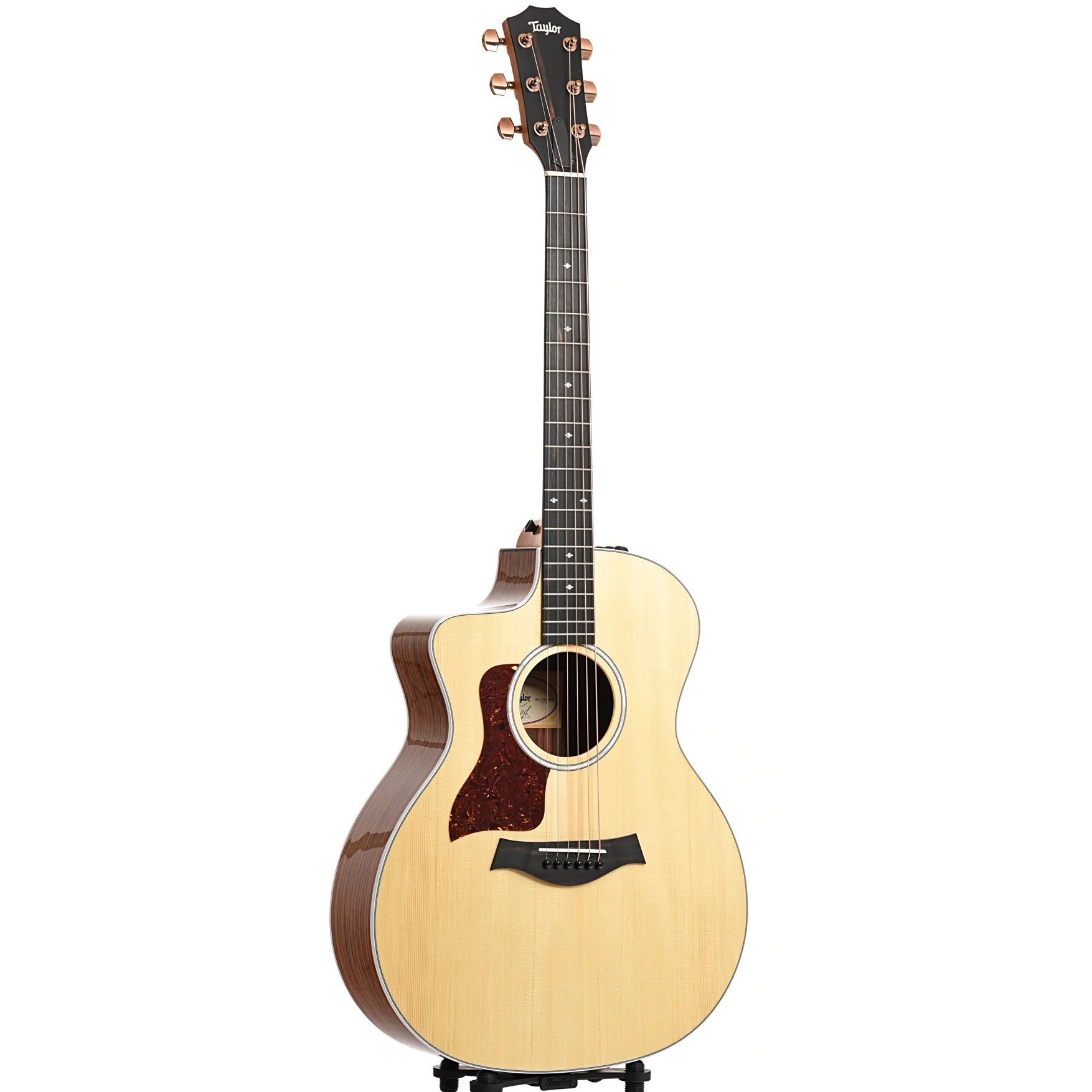 Taylor 214ce Deluxe Left-Handed Acoustic-Electric Guitar & Case - Image 12