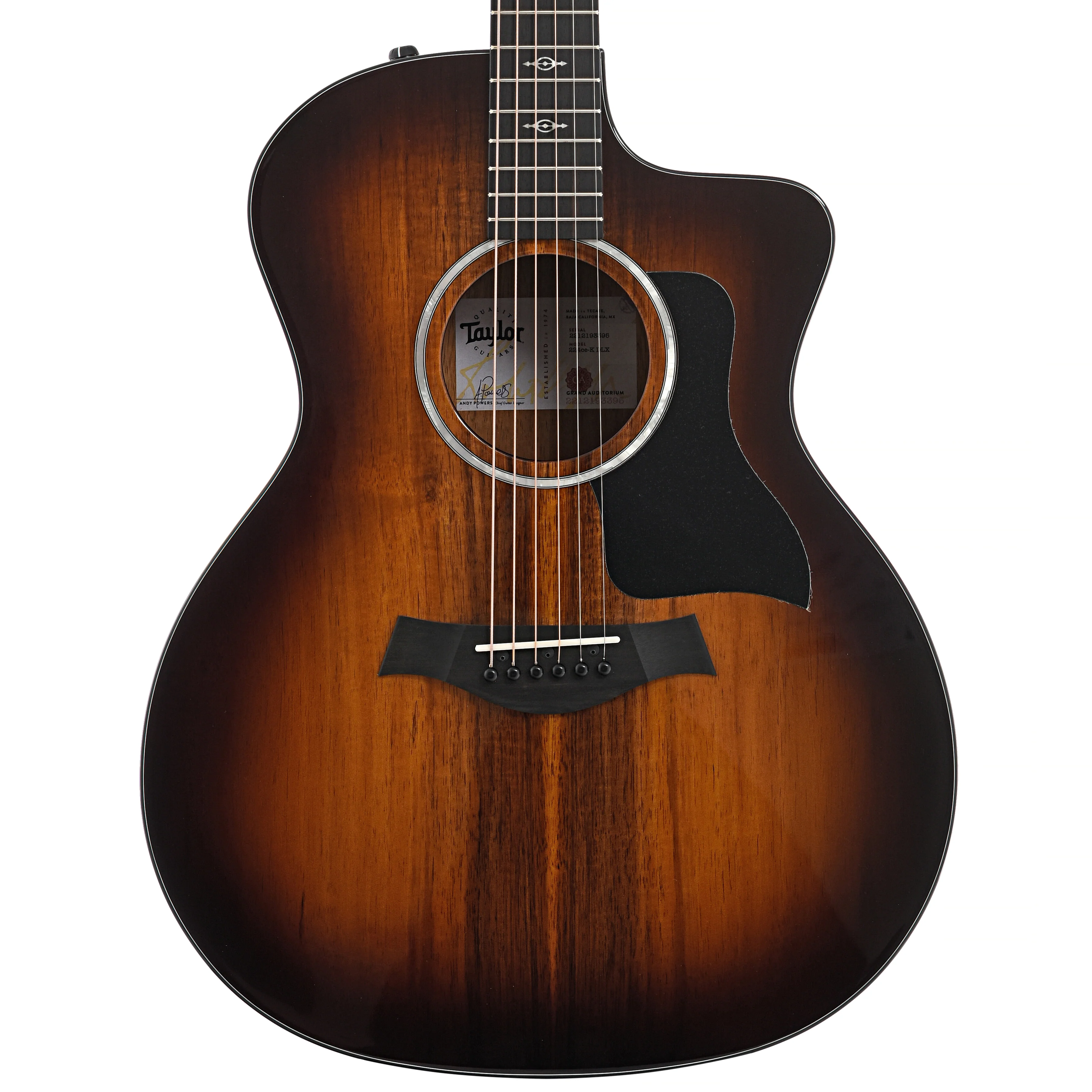 Taylor 224ce-K Deluxe Acoustic-Electric Guitar & Case - Image 2