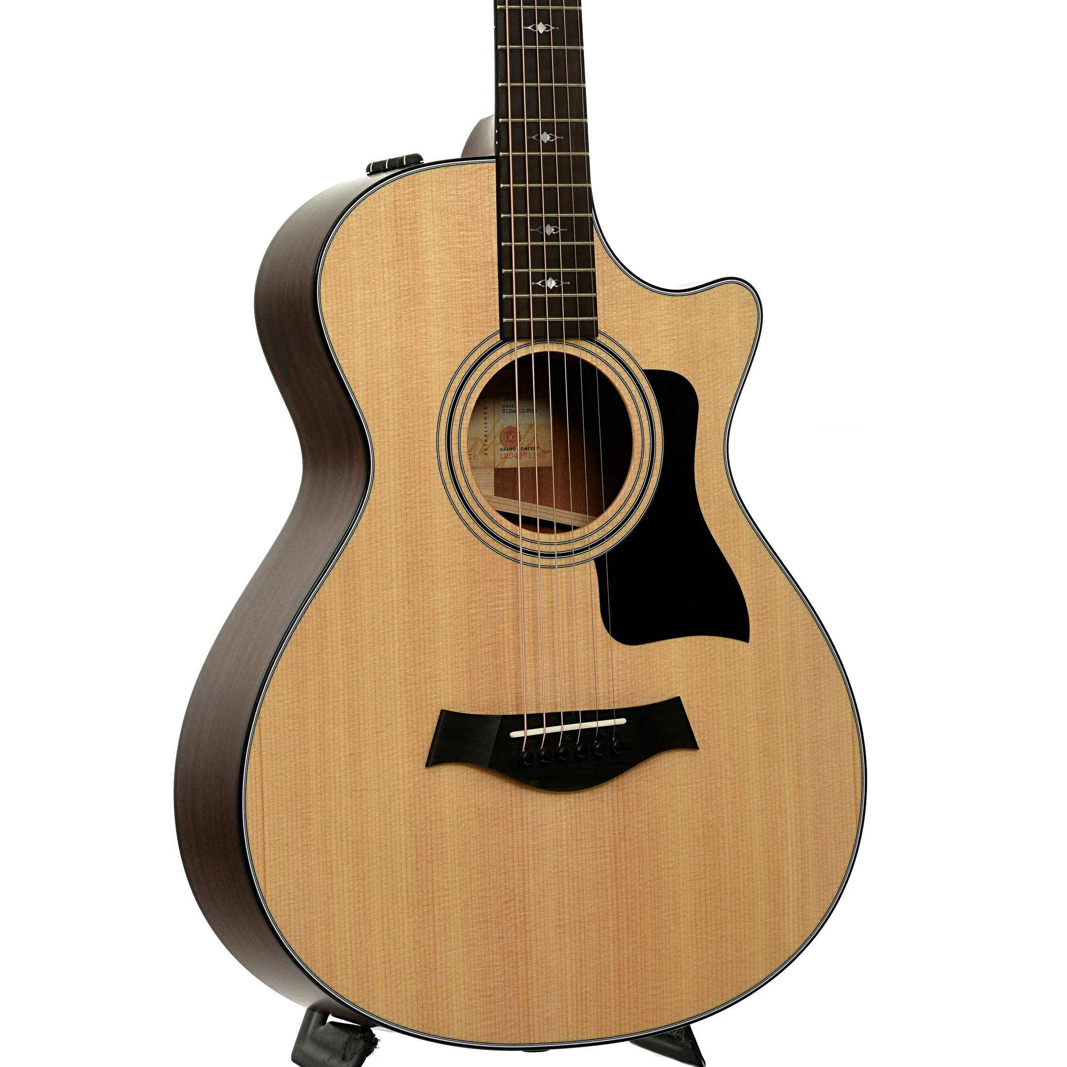 Taylor 312ce 12-Fret Acoustic-Electric Guitar (2021) - Image 4