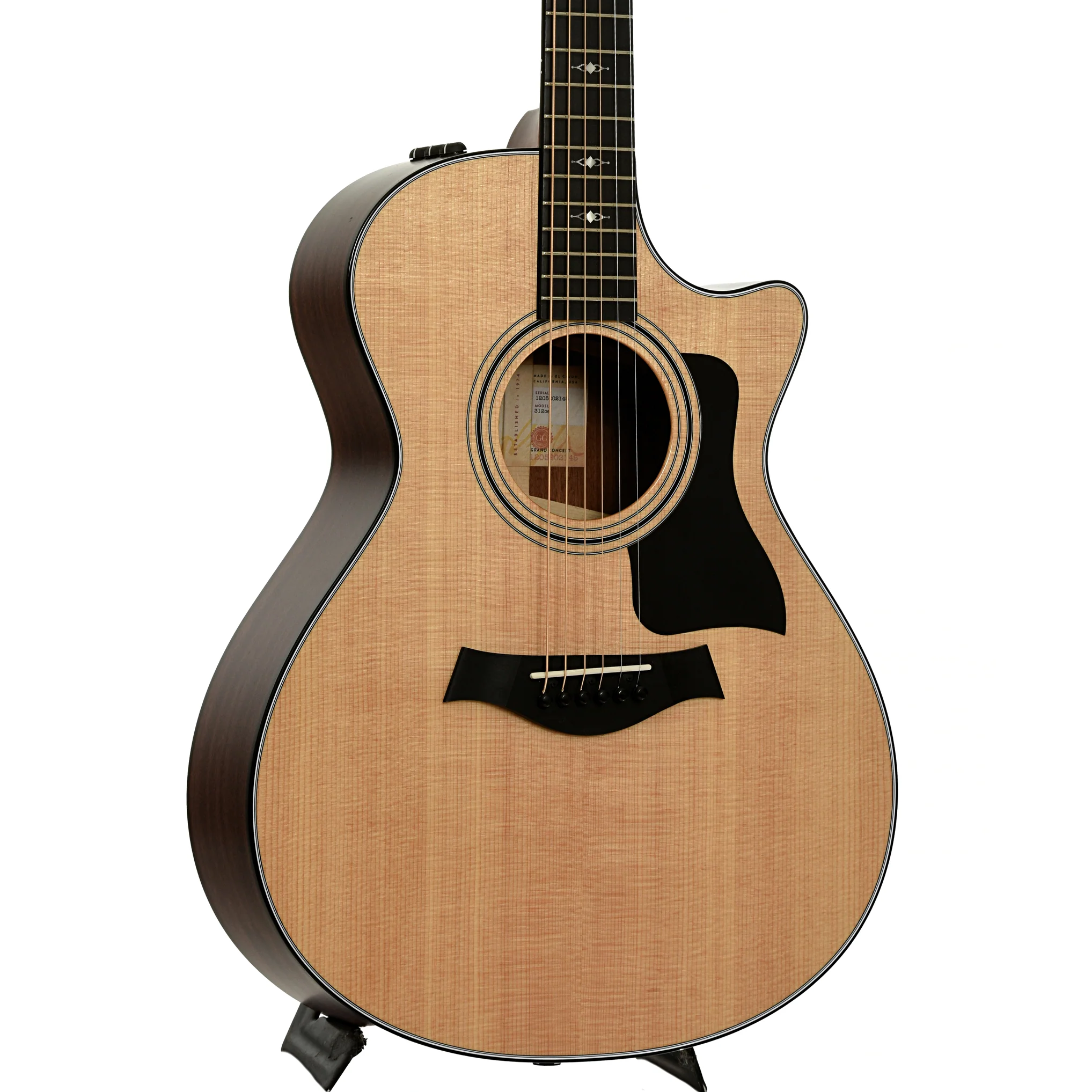 Taylor 312ce V-Class Acoustic Guitar (2022) - Image 4
