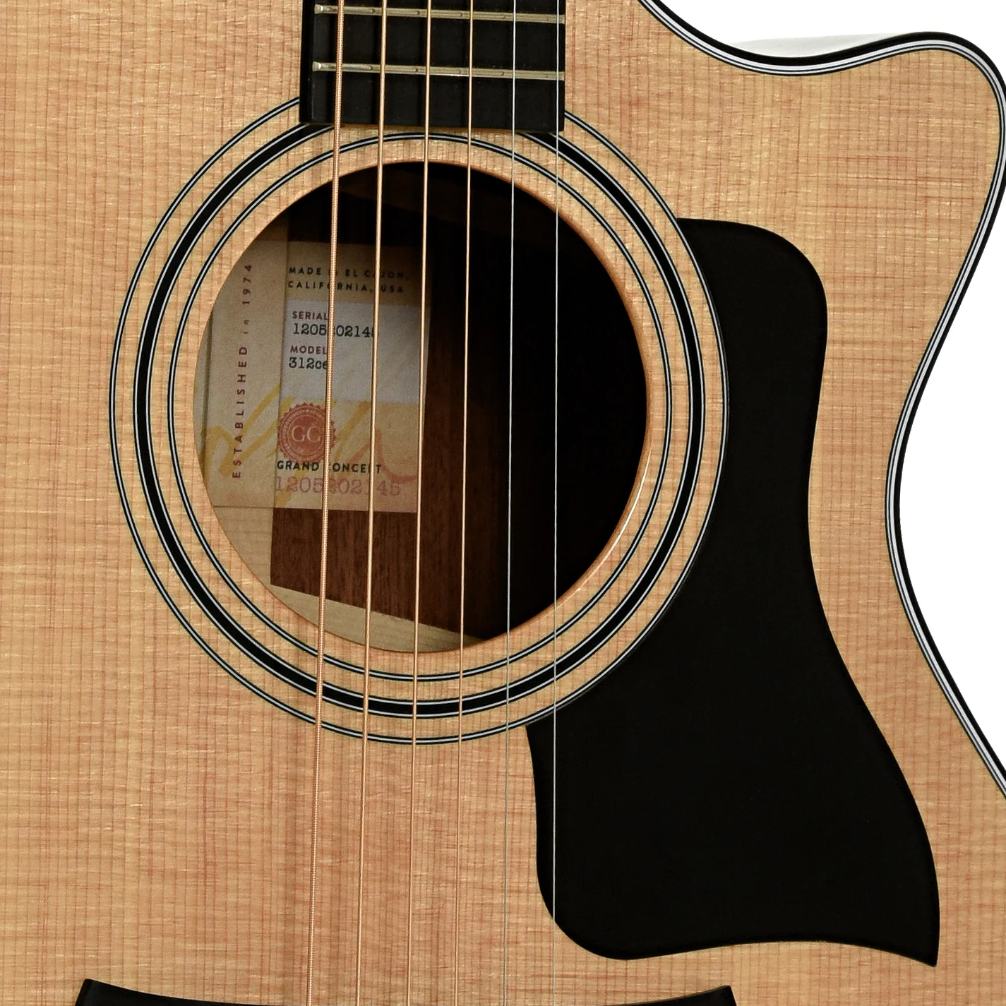 Taylor 312ce V-Class Acoustic Guitar (2022) - Image 6