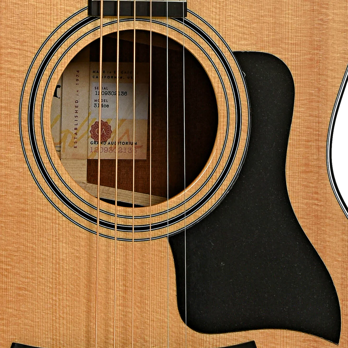 Taylor 314ce Acoustic-Electric Guitar (2022) - Image 6