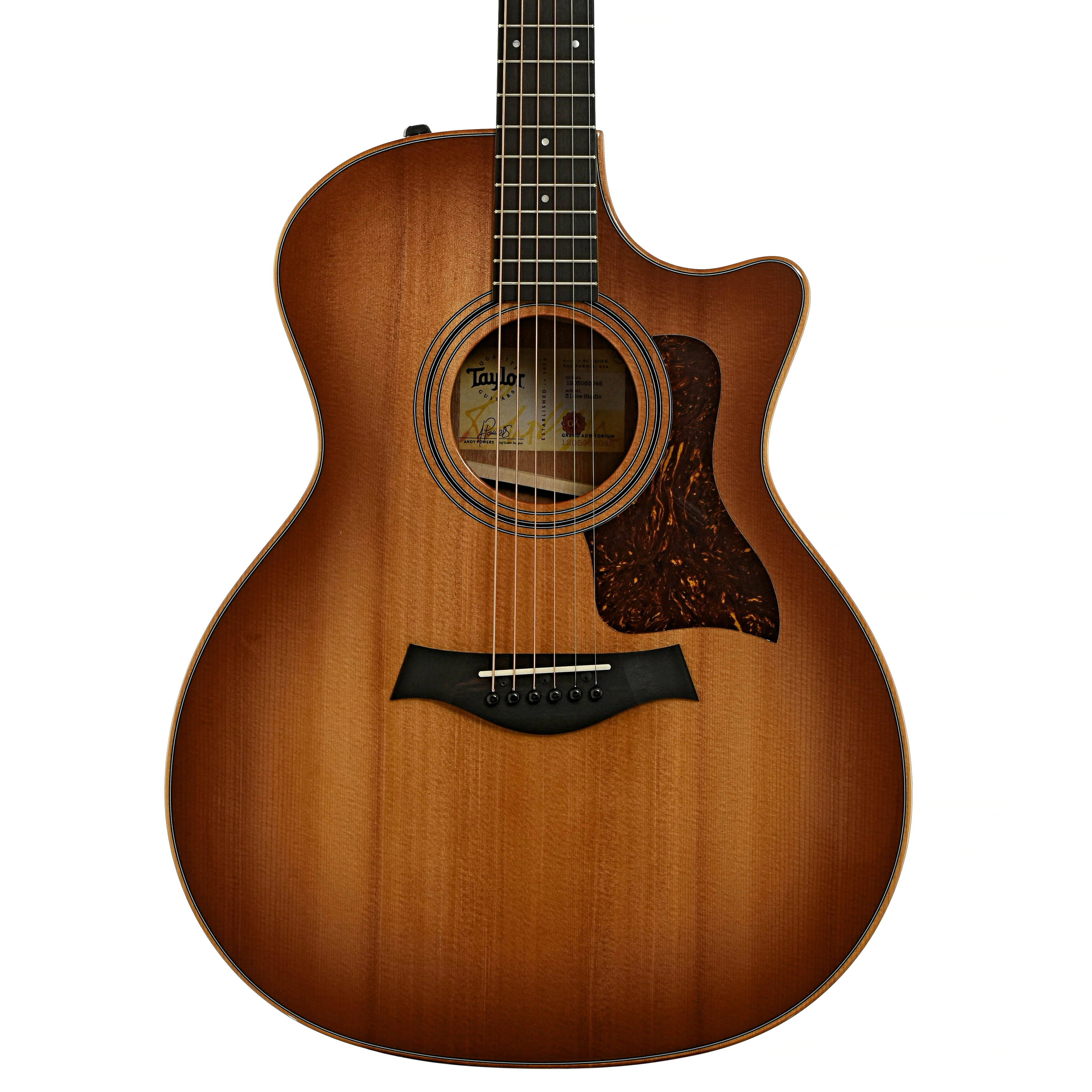 Taylor 314ce Studio Acoustic-Electric Guitar & Gigbag, Shaded Edgeburst - Image 2