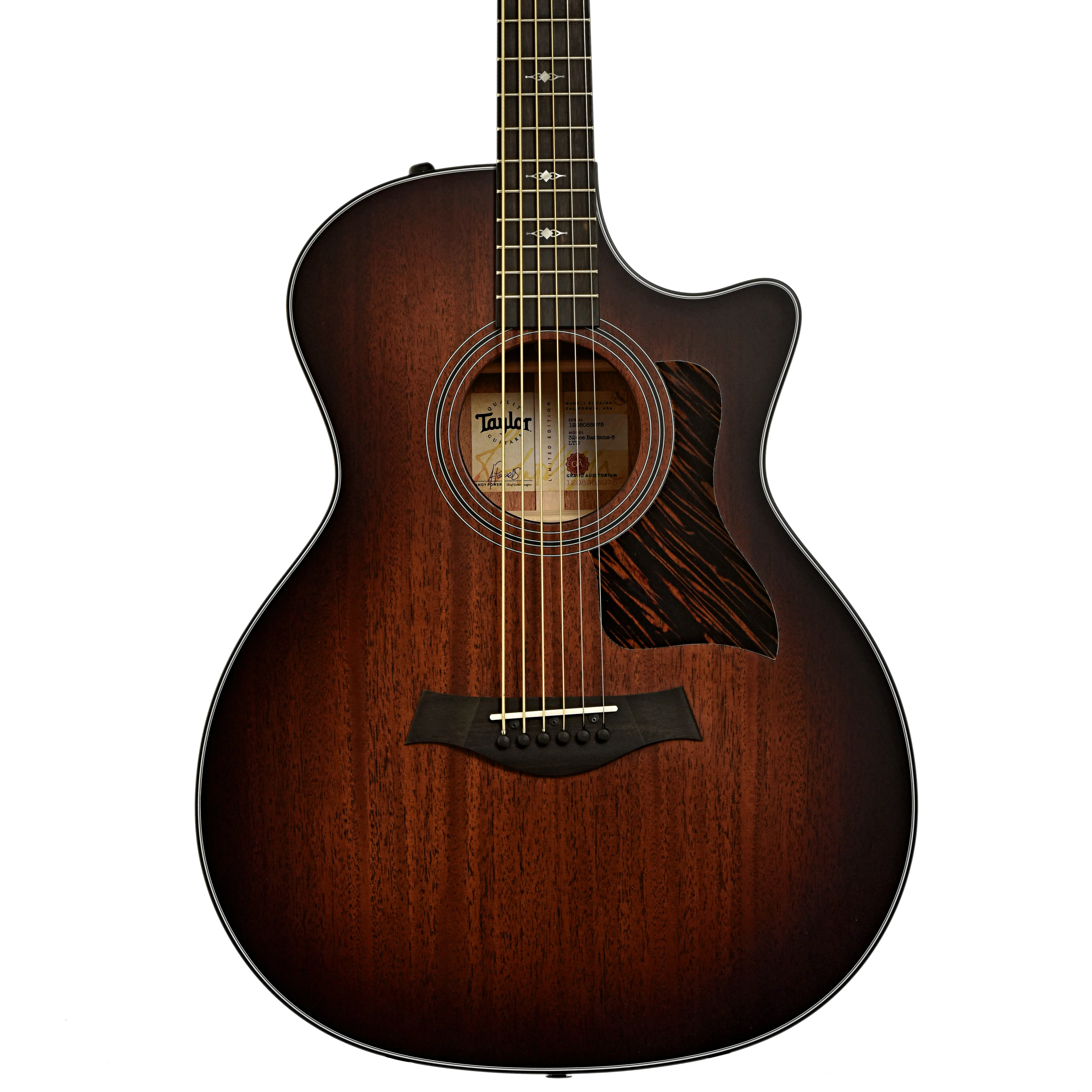 Taylor 324ce Baritone-6 LTD Acoustic-Electric Guitar & Case - Image 2