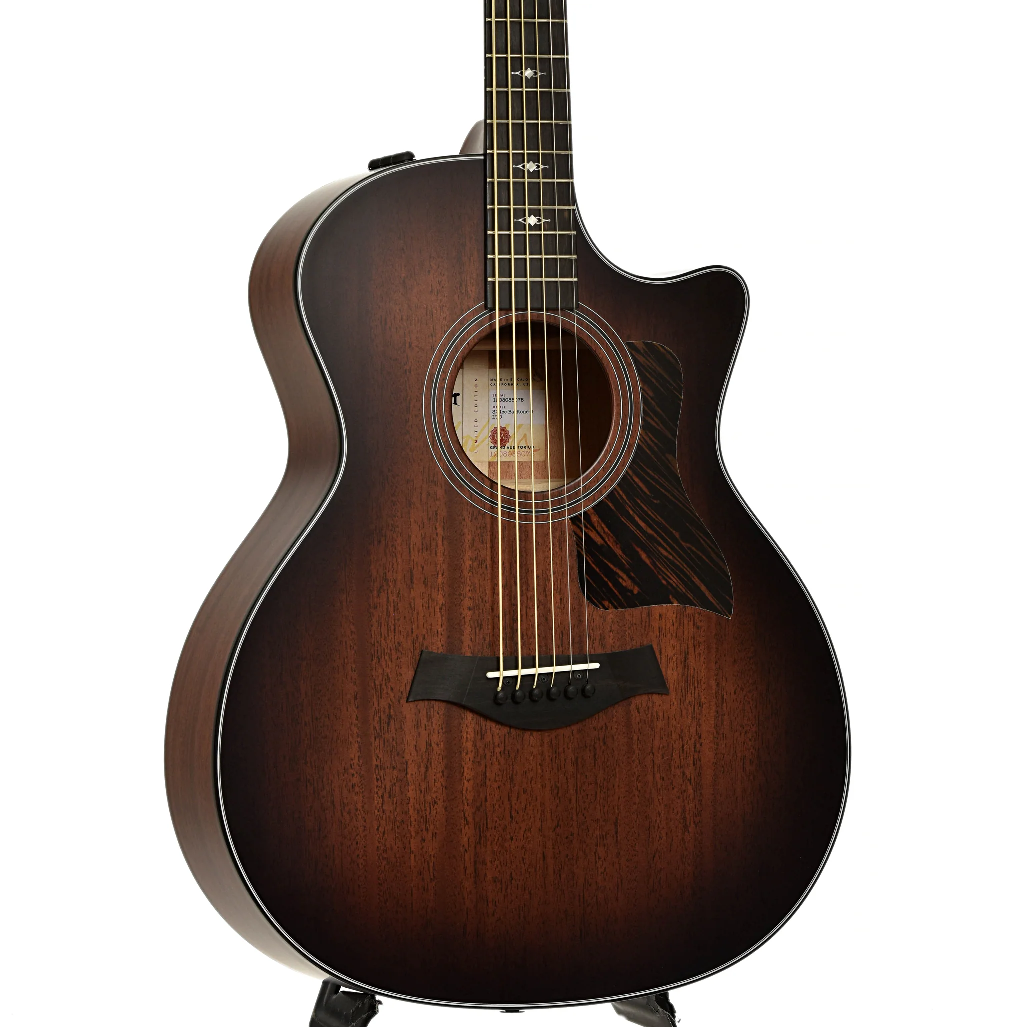 Taylor 324ce Baritone-6 LTD Acoustic-Electric Guitar & Case - Image 4