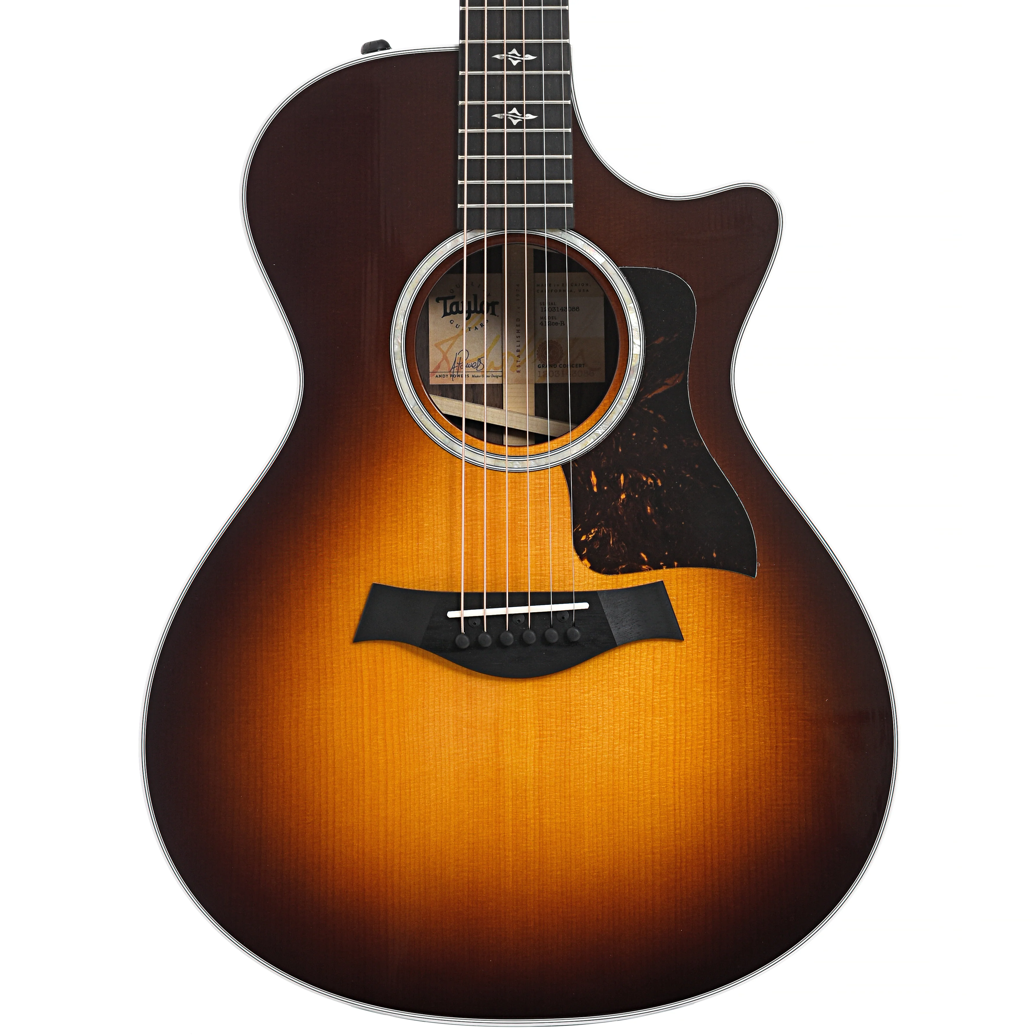 Taylor 412ce Acoustic-Electric Guitar & Case - Image 2