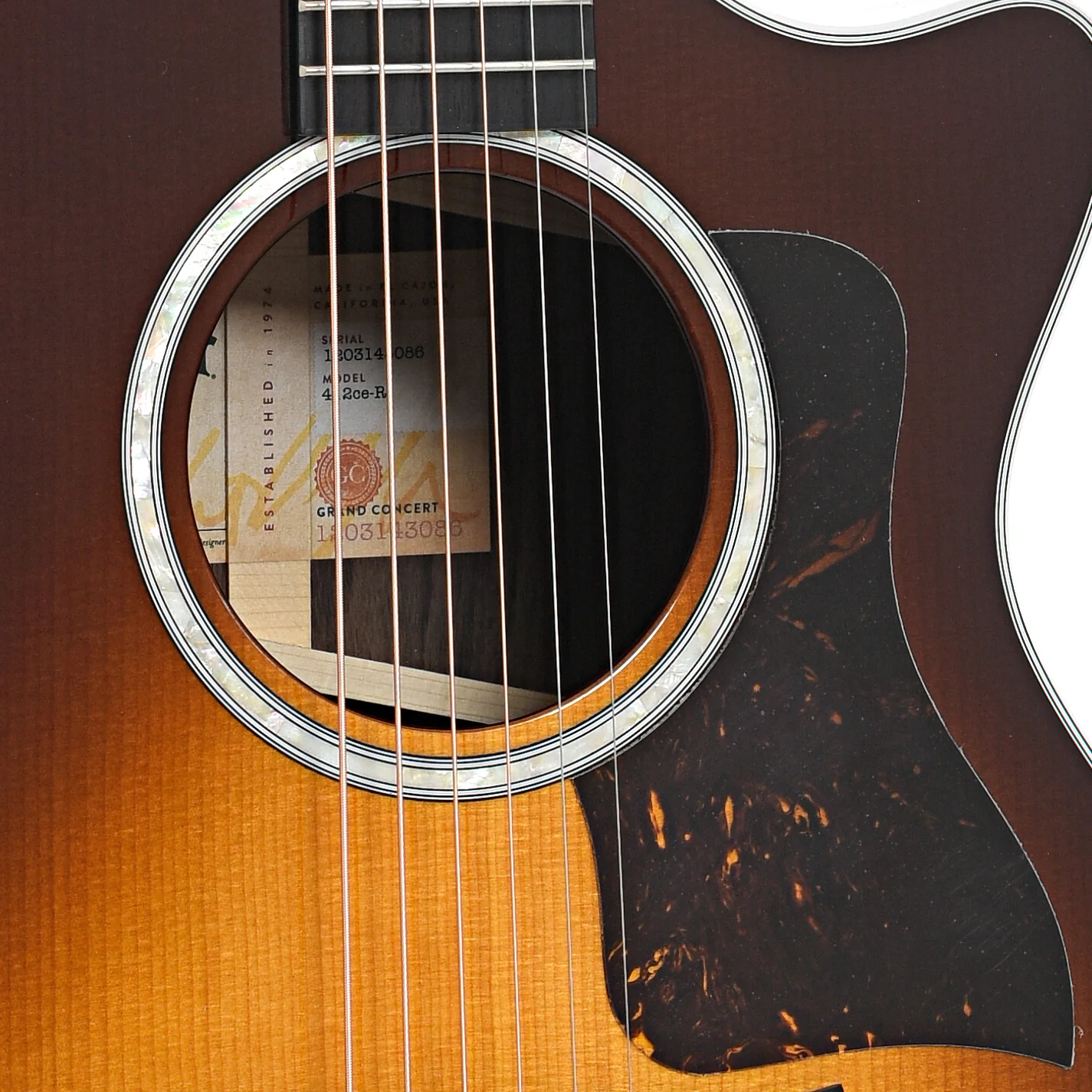 Taylor 412ce Acoustic-Electric Guitar & Case - Image 6