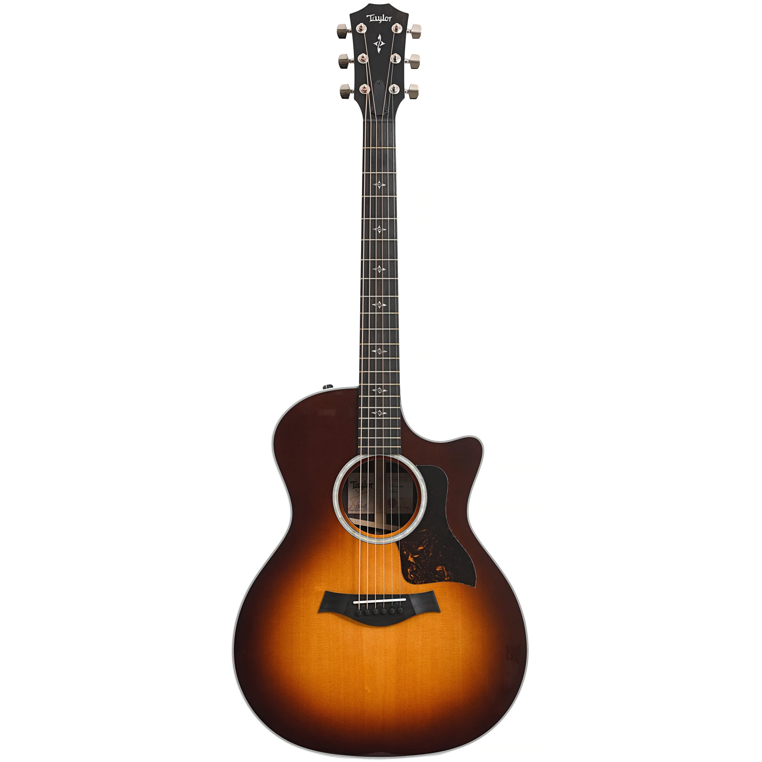 Taylor 414ce-R Acoustic-Electric Guitar & Case, Tobacco Sunburst - Image 14