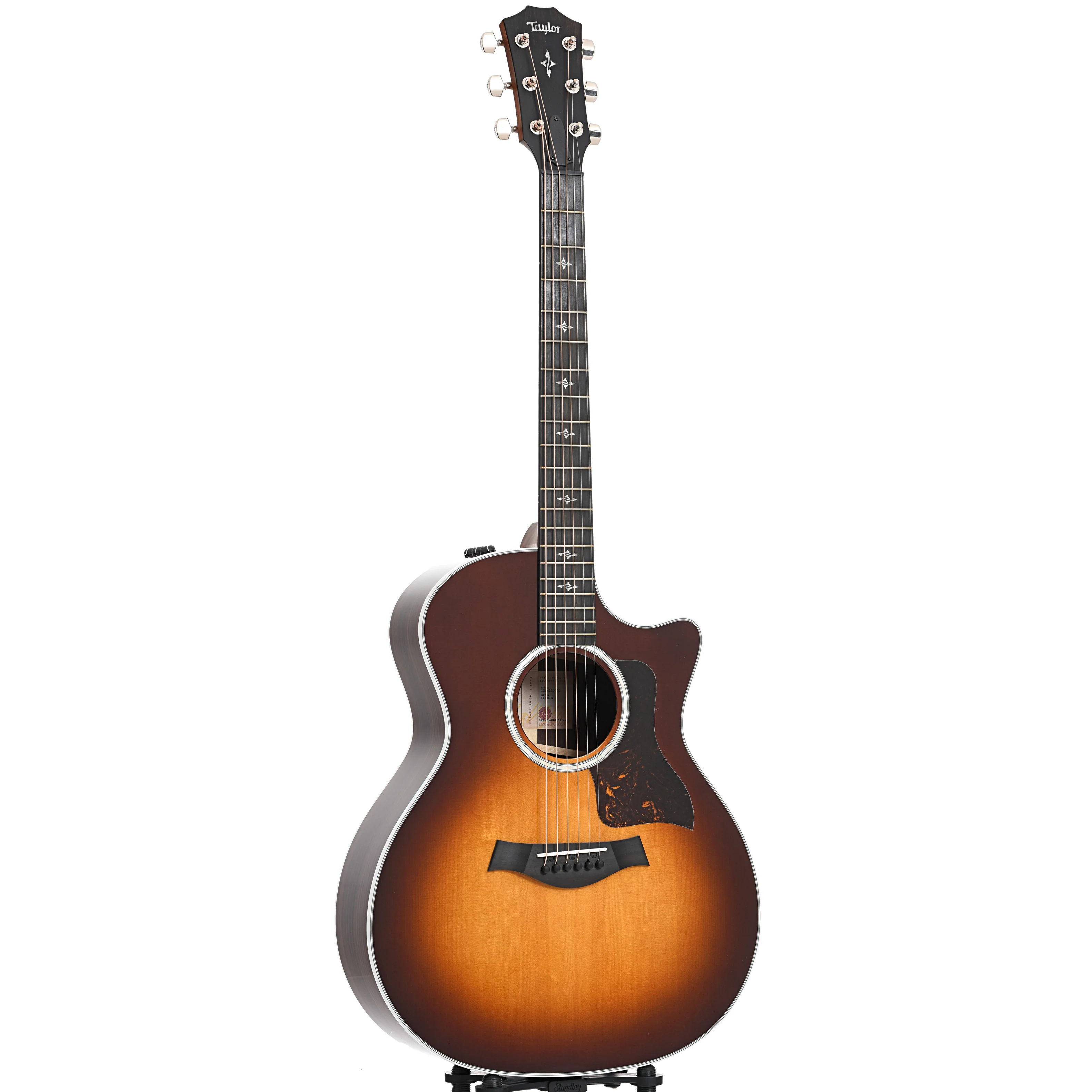 Taylor 414ce-R Acoustic-Electric Guitar & Case, Tobacco Sunburst - Image 3