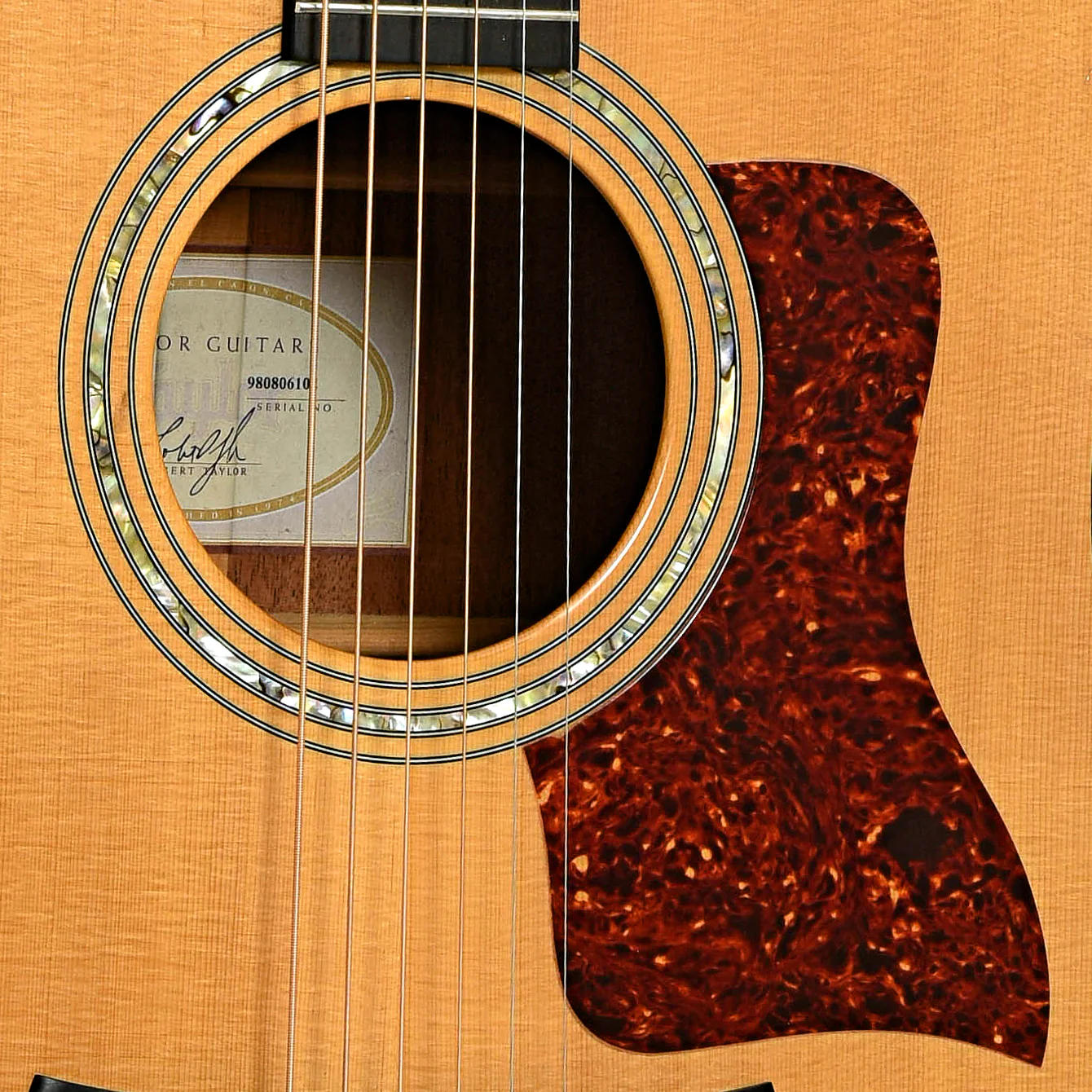 Taylor 510 Acoustic Guitar (1998) - Image 6