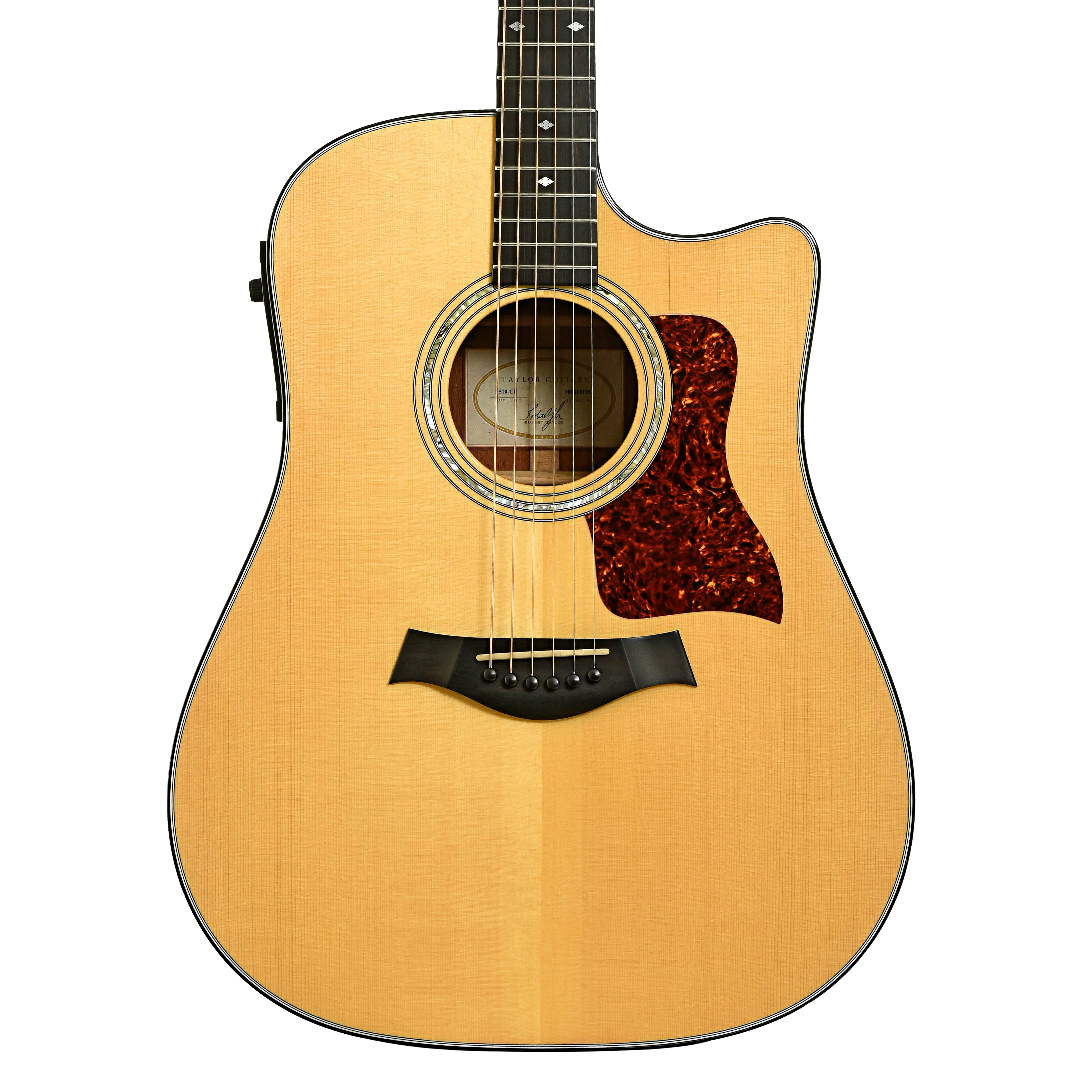 Taylor 510-CE Acoustic-Electric Guitar (1998) - Image 2