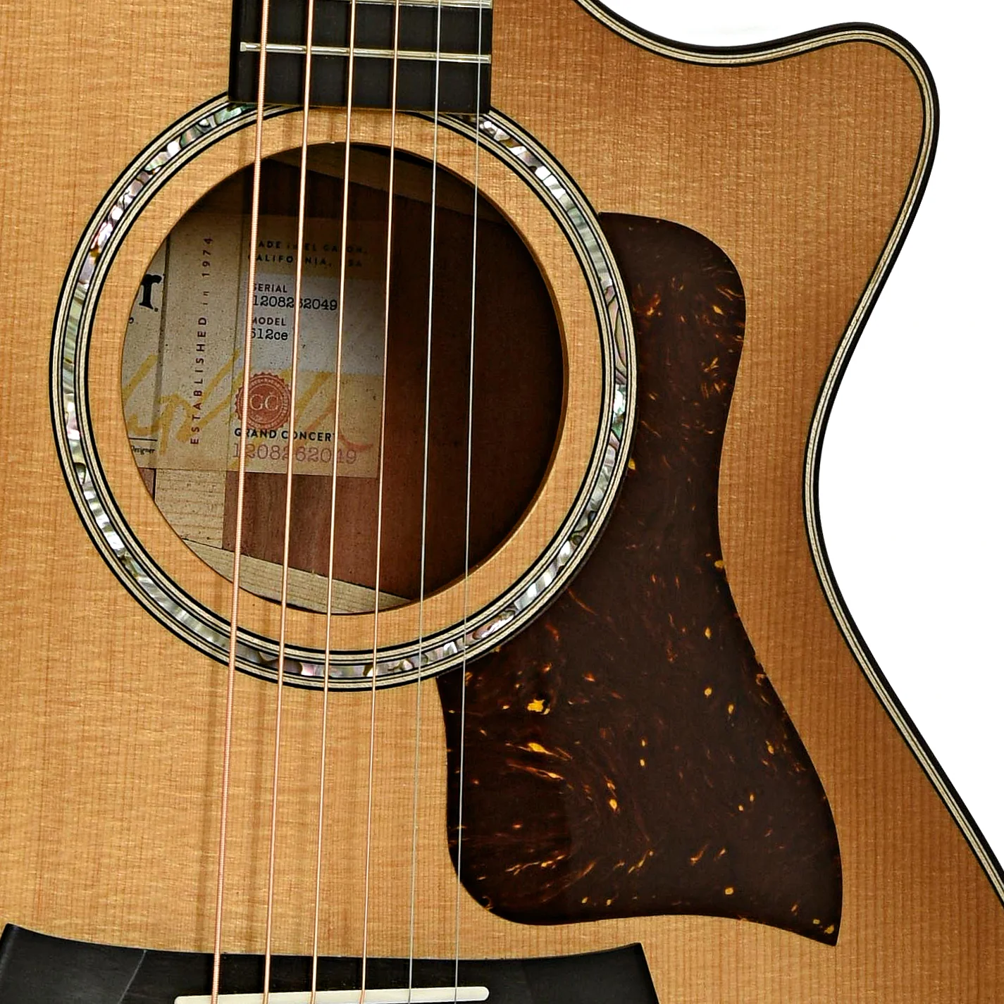 Taylor 512ce Urban Ironbark Acoustic-Electric Guitar (2022) - Image 6