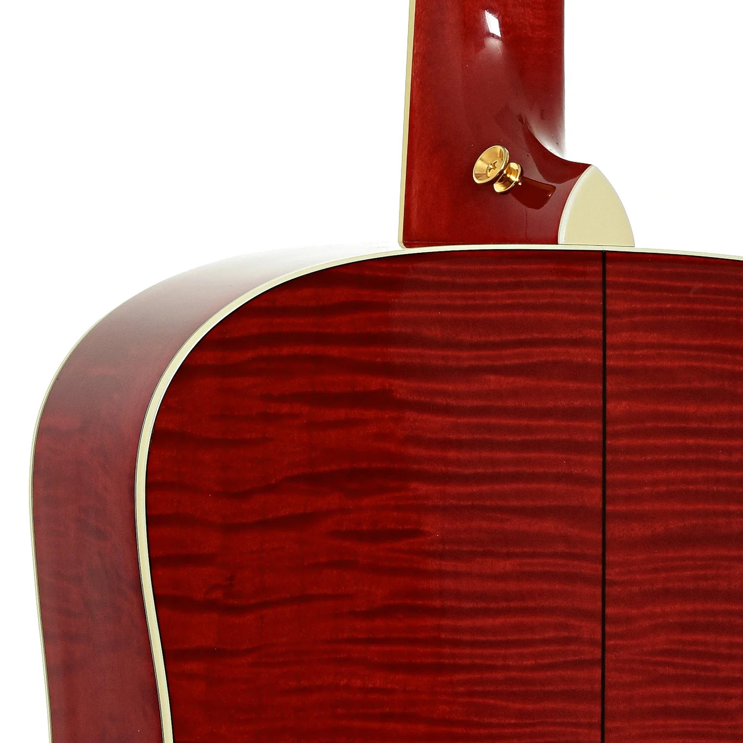 Taylor 610 Transparent Red Acoustic Guitar (1997) - Image 10