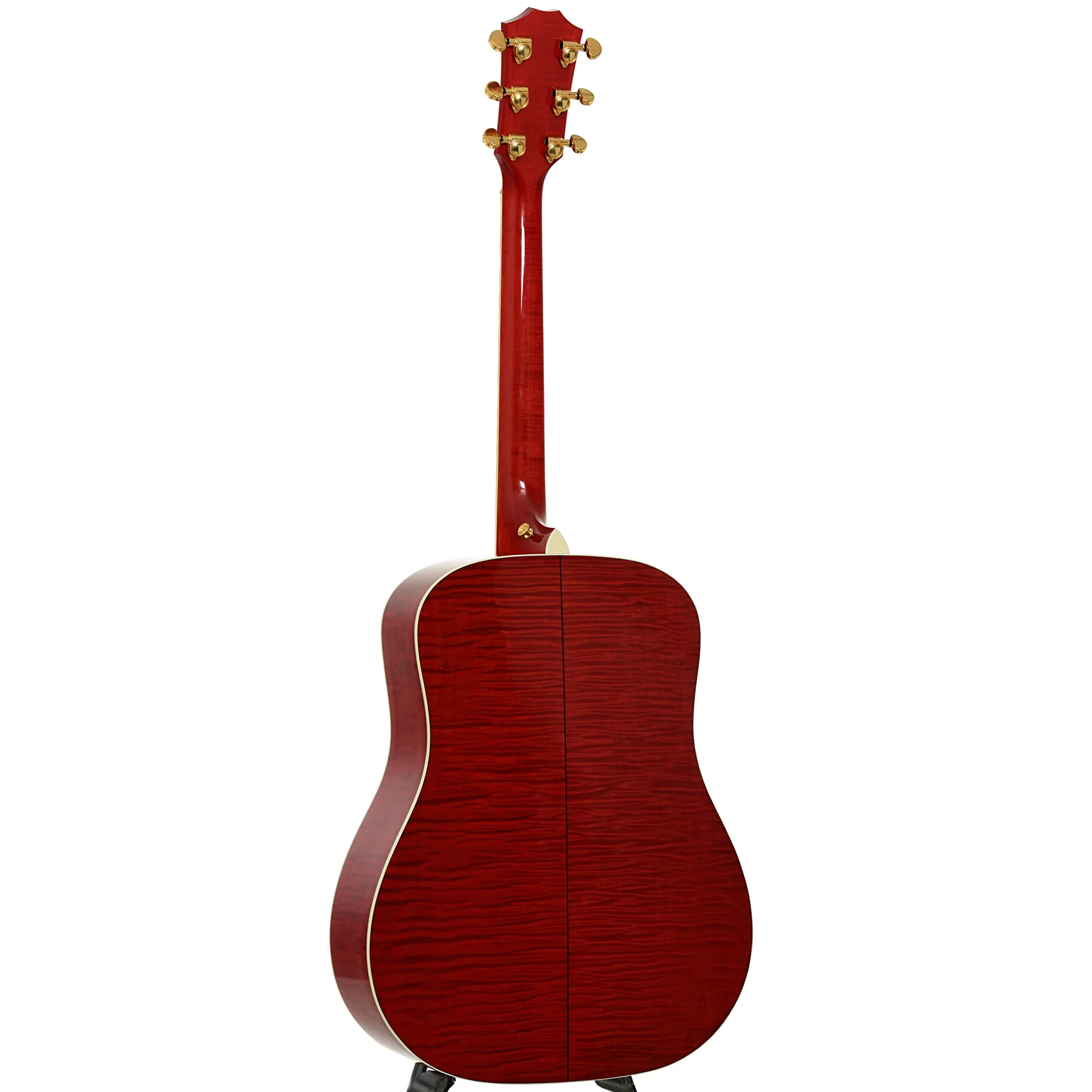 Taylor 610 Transparent Red Acoustic Guitar (1997) - Image 12