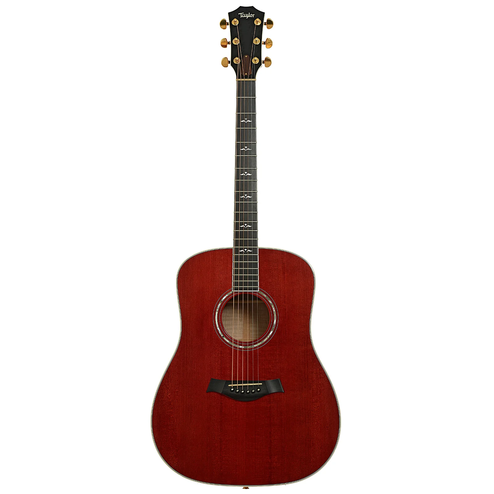 Taylor 610 Transparent Red Acoustic Guitar (1997) - Image 14