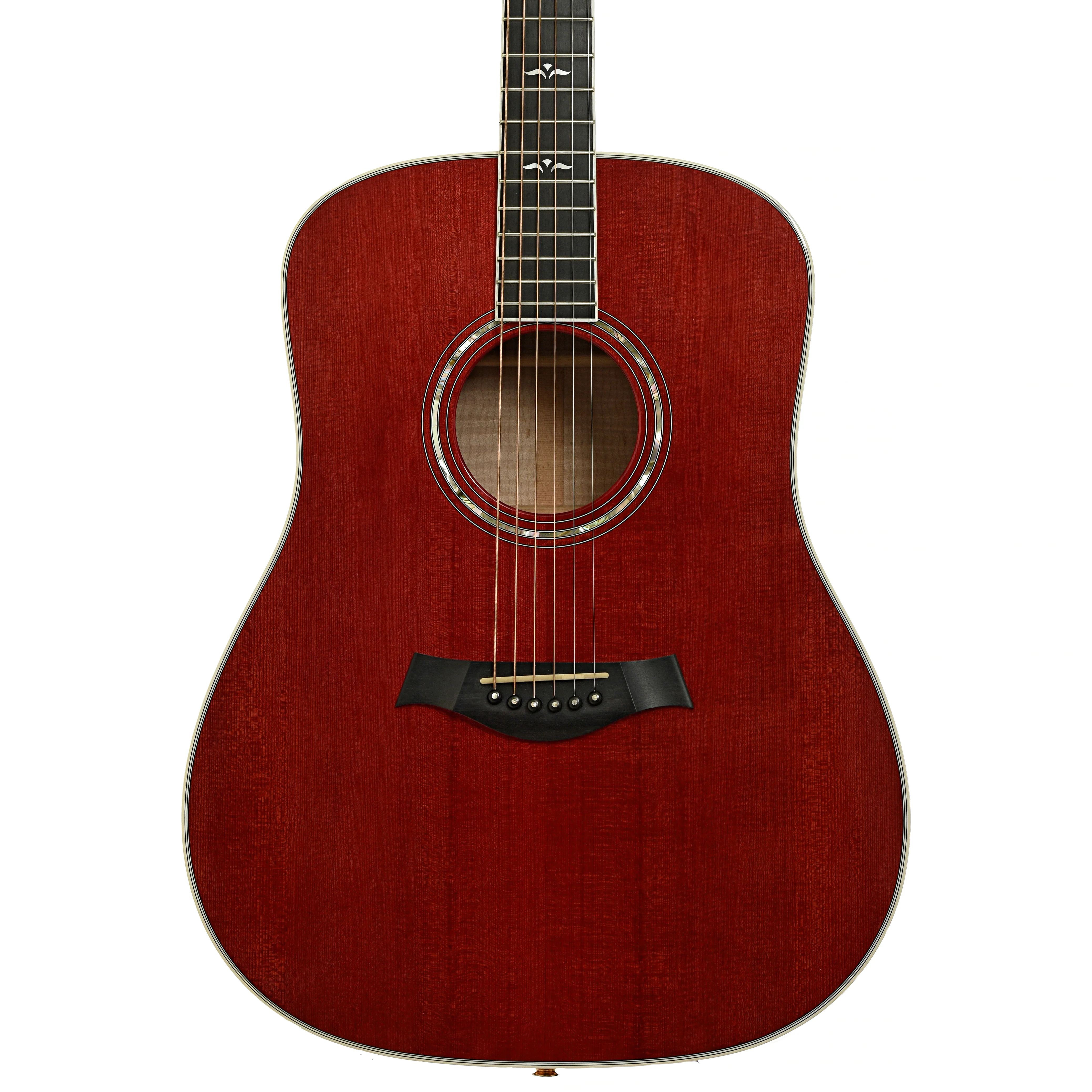 Taylor 610 Transparent Red Acoustic Guitar (1997) - Image 2