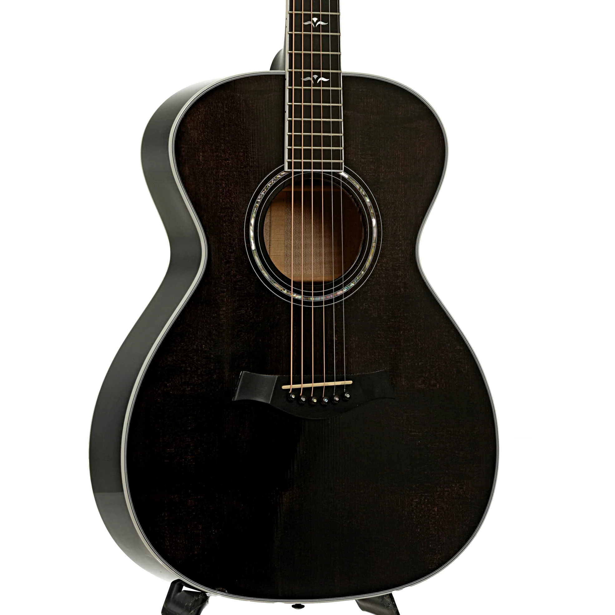 Taylor 612 Tranparent Black Acoustic Guitar (1992) - Image 4