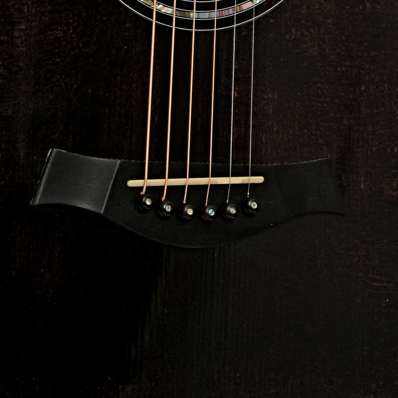 Taylor 612 Tranparent Black Acoustic Guitar (1992) - Image 5