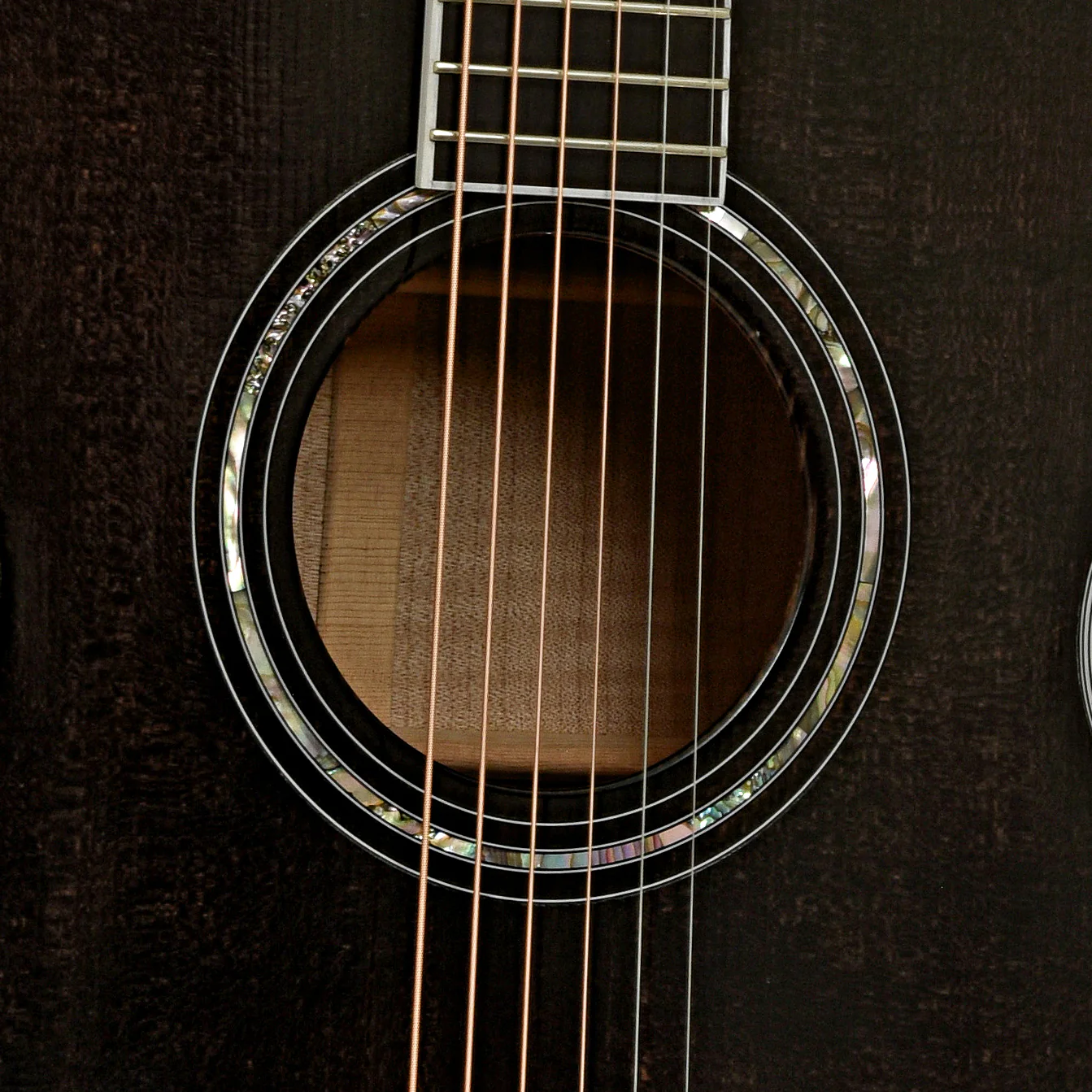 Taylor 612 Tranparent Black Acoustic Guitar (1992) - Image 6