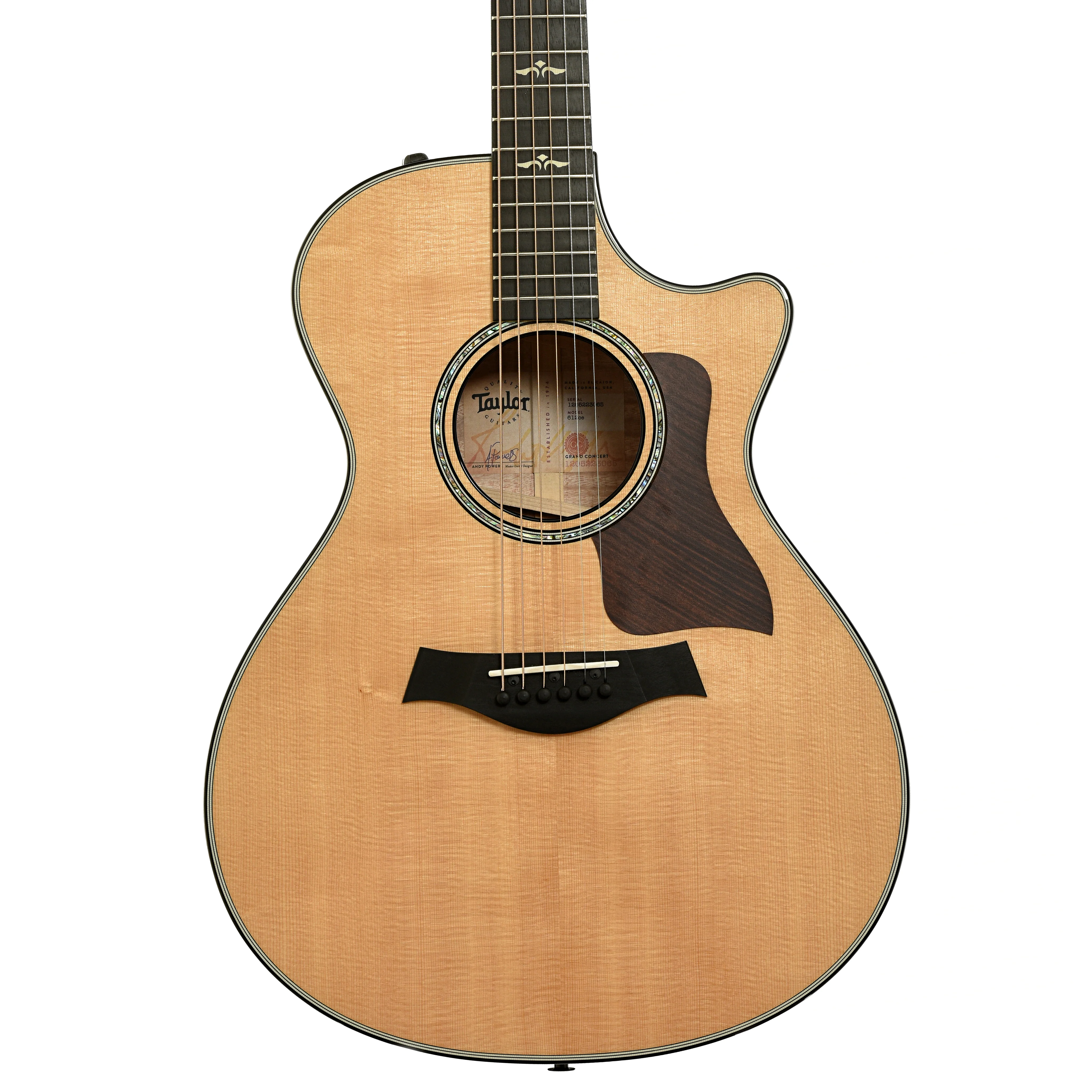 Taylor 612ce V-Class Acoustic-Electric Guitar (2023) - Image 2