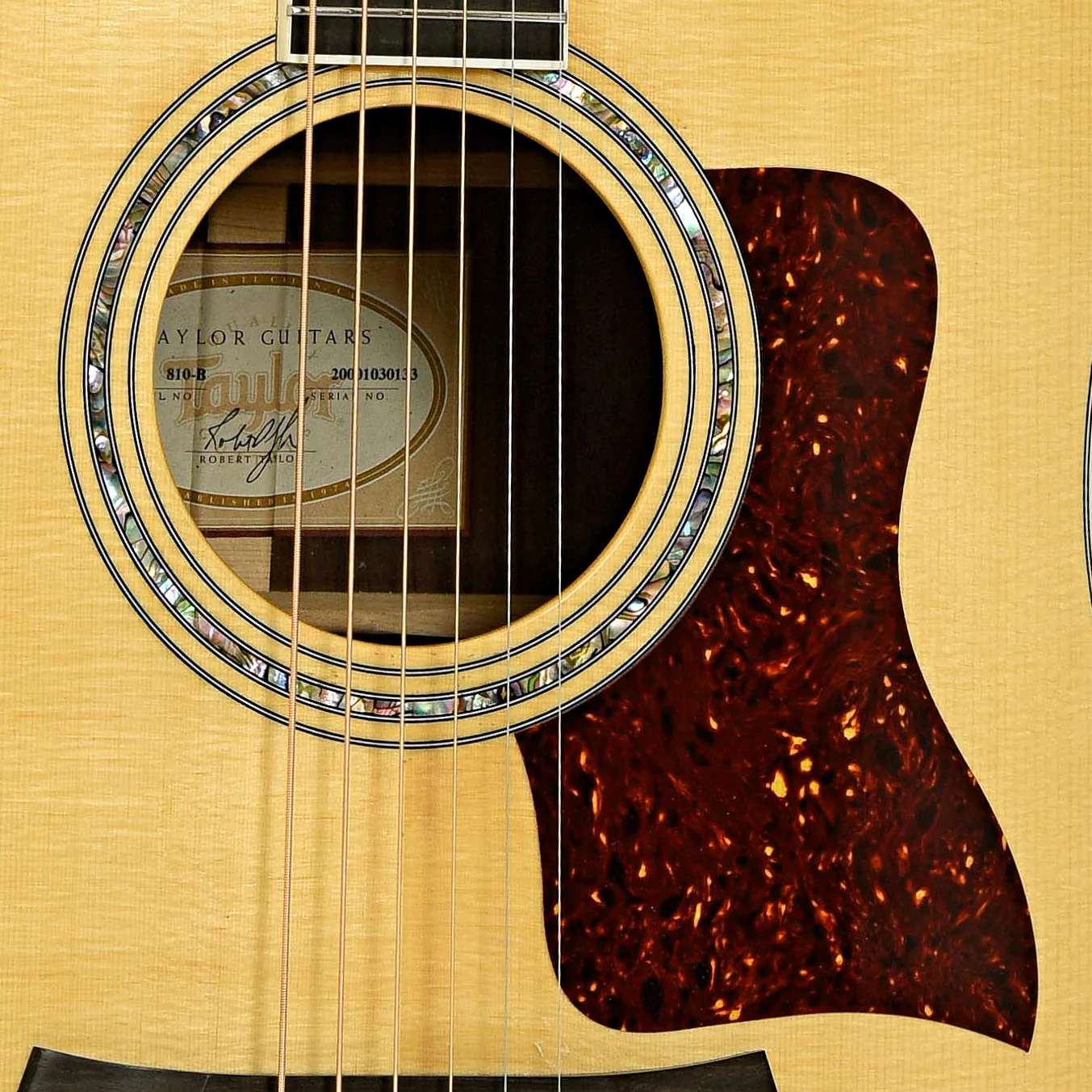 Taylor 810-B 2000 Fall Limited Edition Acoustic Guitar (2000) - Image 6
