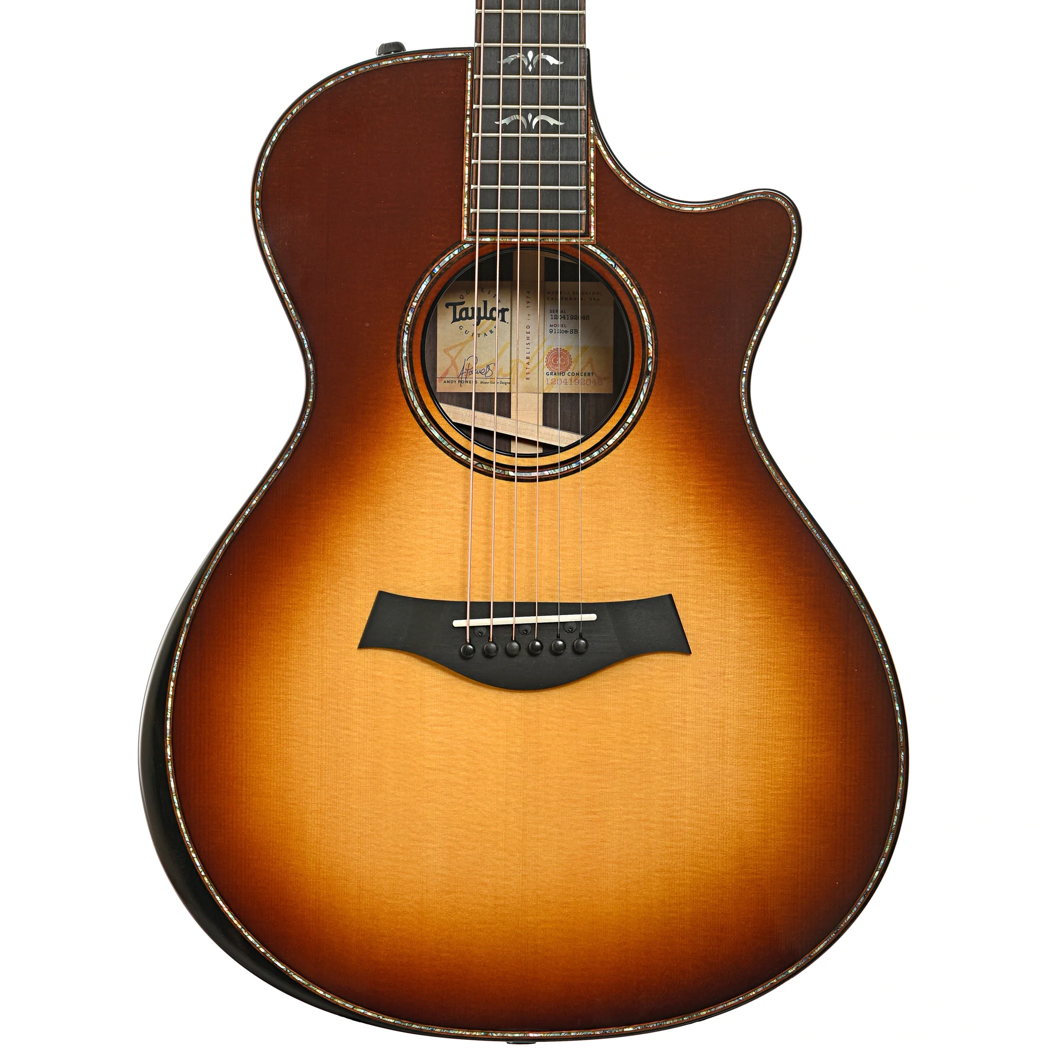 Taylor 912ce-SB Acoustic-Electric Guitar (2022) - Image 2