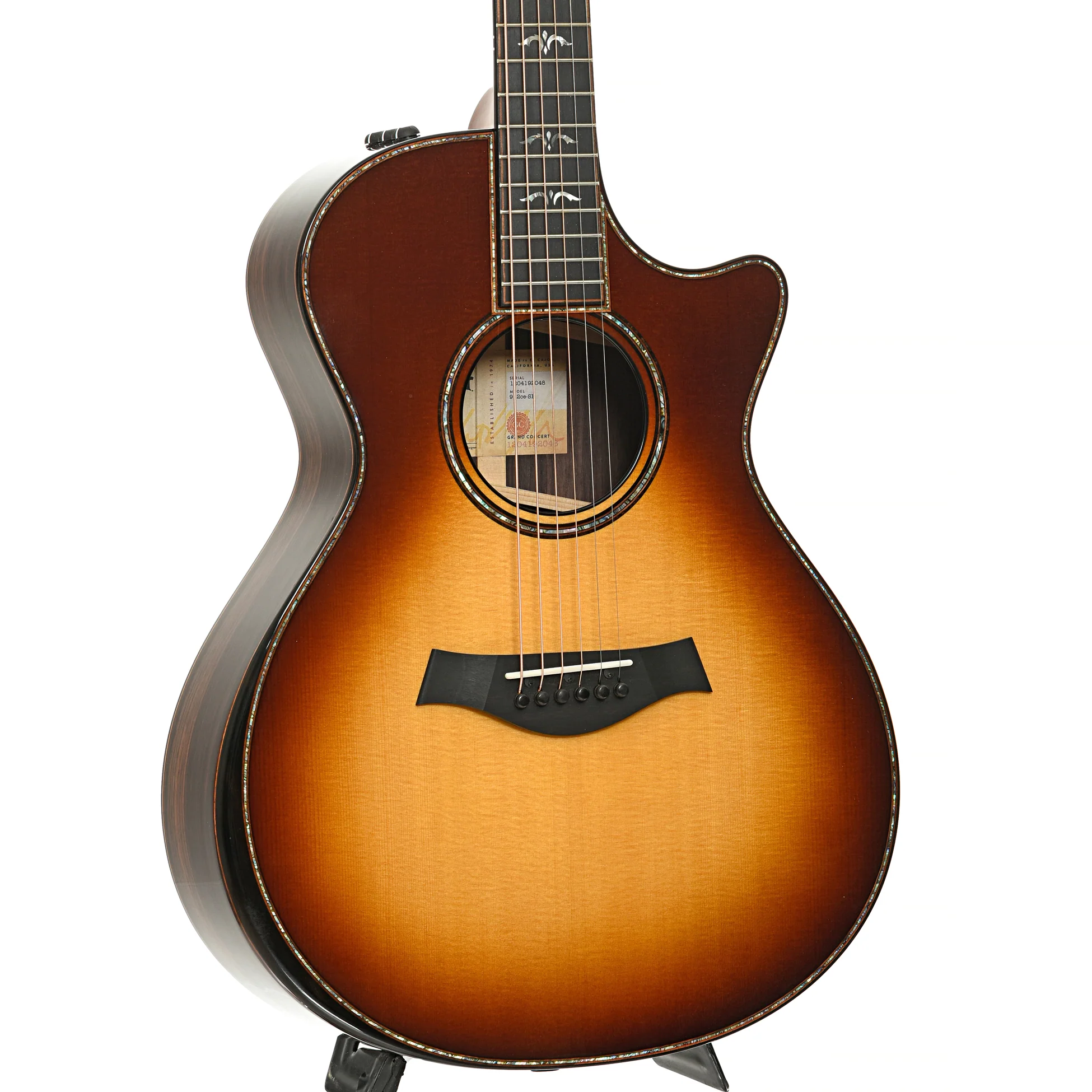 Taylor 912ce-SB Acoustic-Electric Guitar (2022) - Image 4